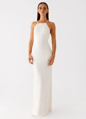 All-Purpose Use Raffa Pearl Maxi Dress - Ivory Workwear Approved Affordable Fashion Raffa Pearl Maxi Dress - Ivory