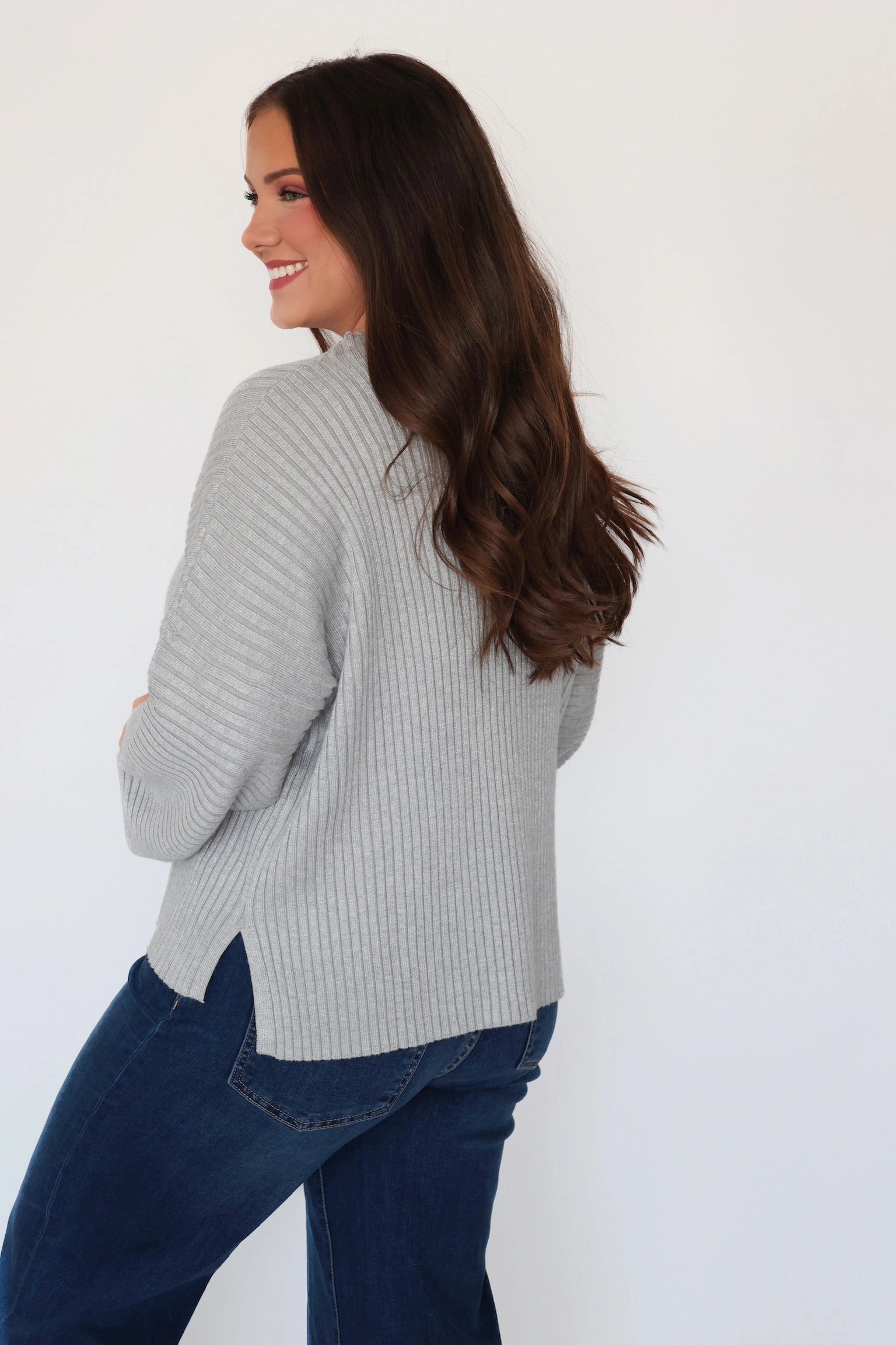 All Day Ribbed Top (FINAL SALE) AntiPillingFinish Flattering Drape