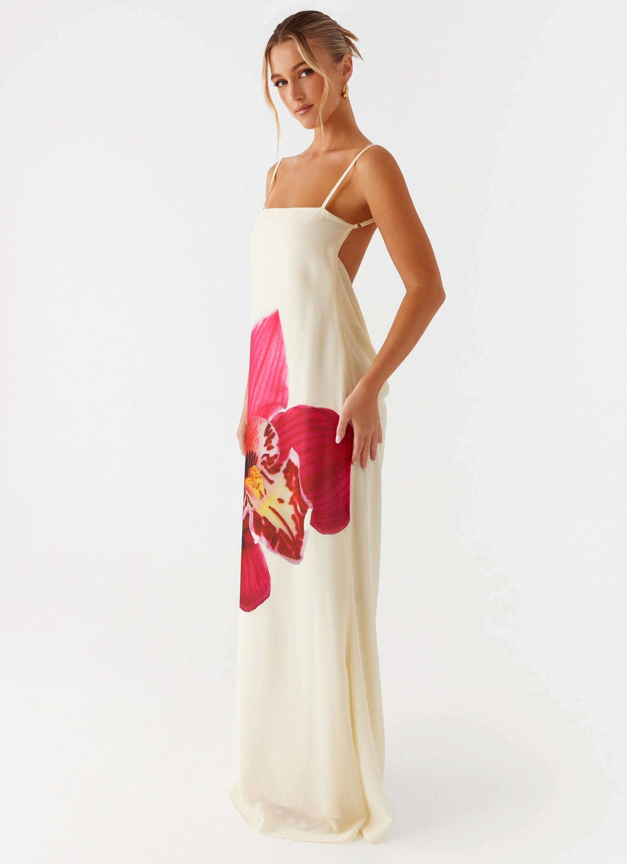 Affirmation Maxi Dress - Yellow Photo Bright Bright Appeal