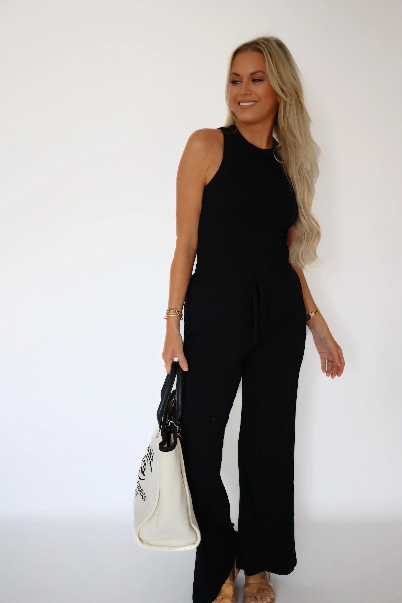 Hidden Button Placket All Muscle Tank Top