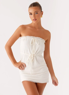 All-Occasion Look Alina Mini Dress - Ivory Alina Mini Dress - Ivory Night Style Floating Shape