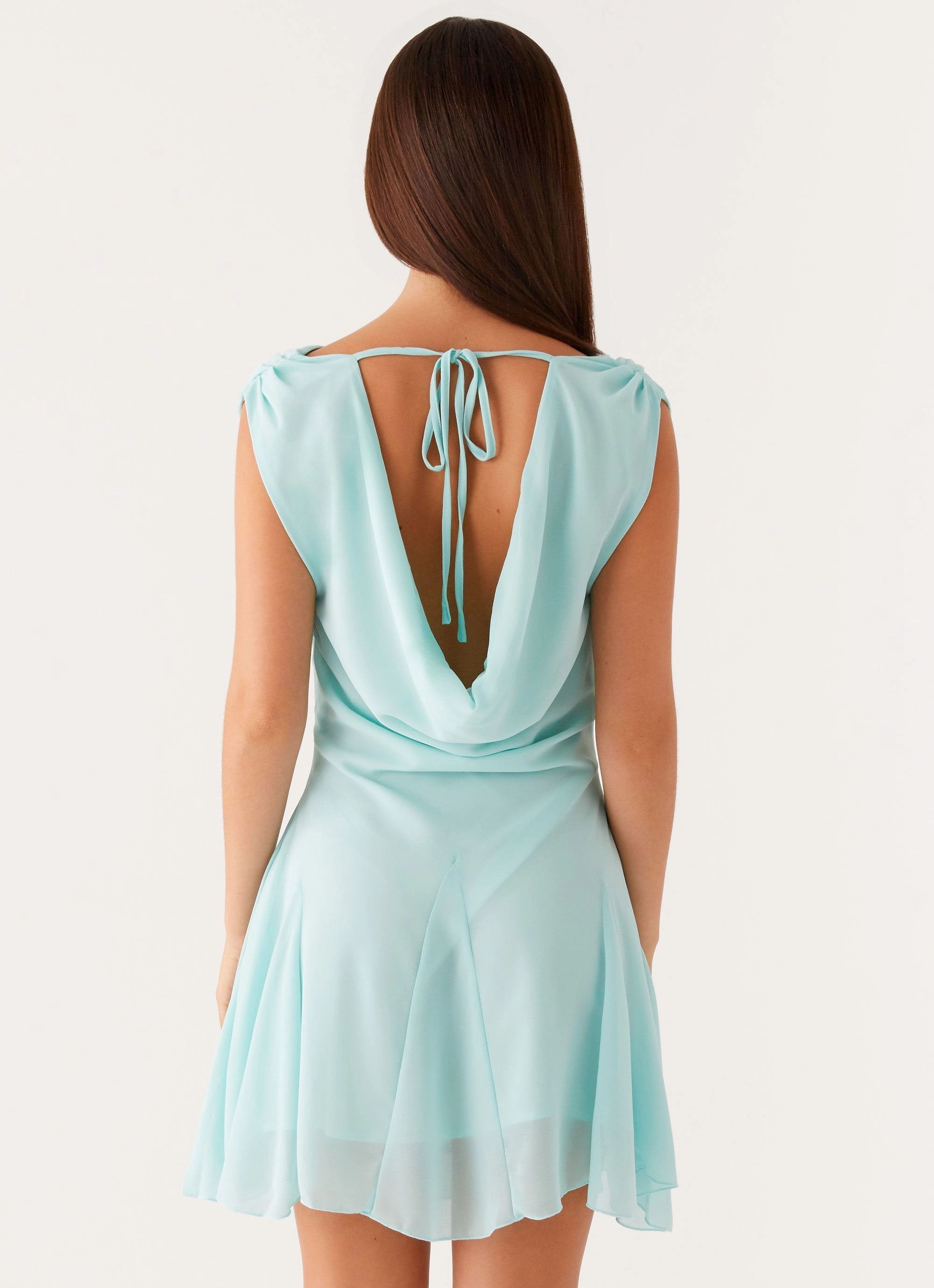 Shayla Mini Dress - Turquoise Chic Motion Romantic Mood