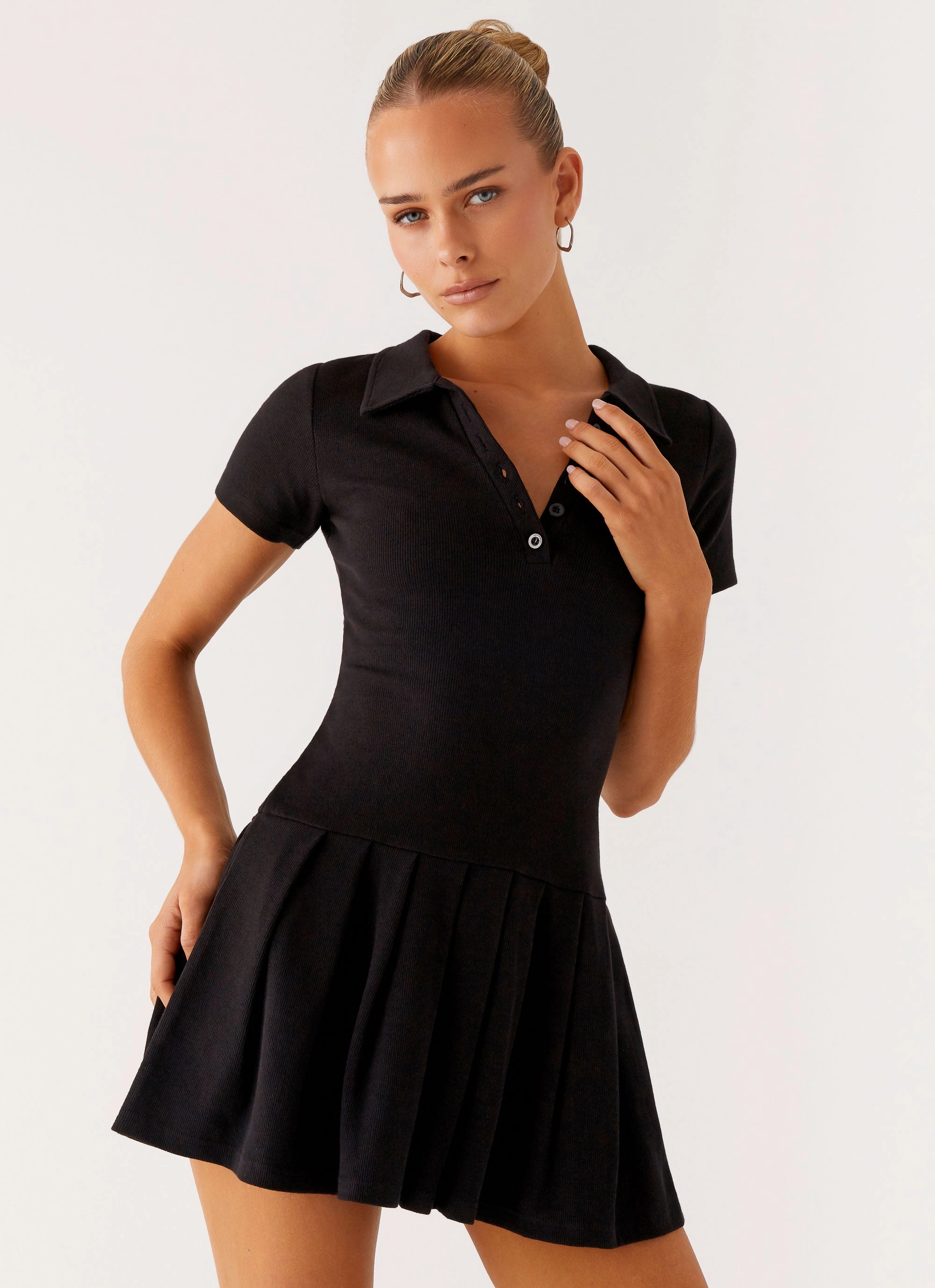 Stylish Choice Alondra Mini Dress - Black