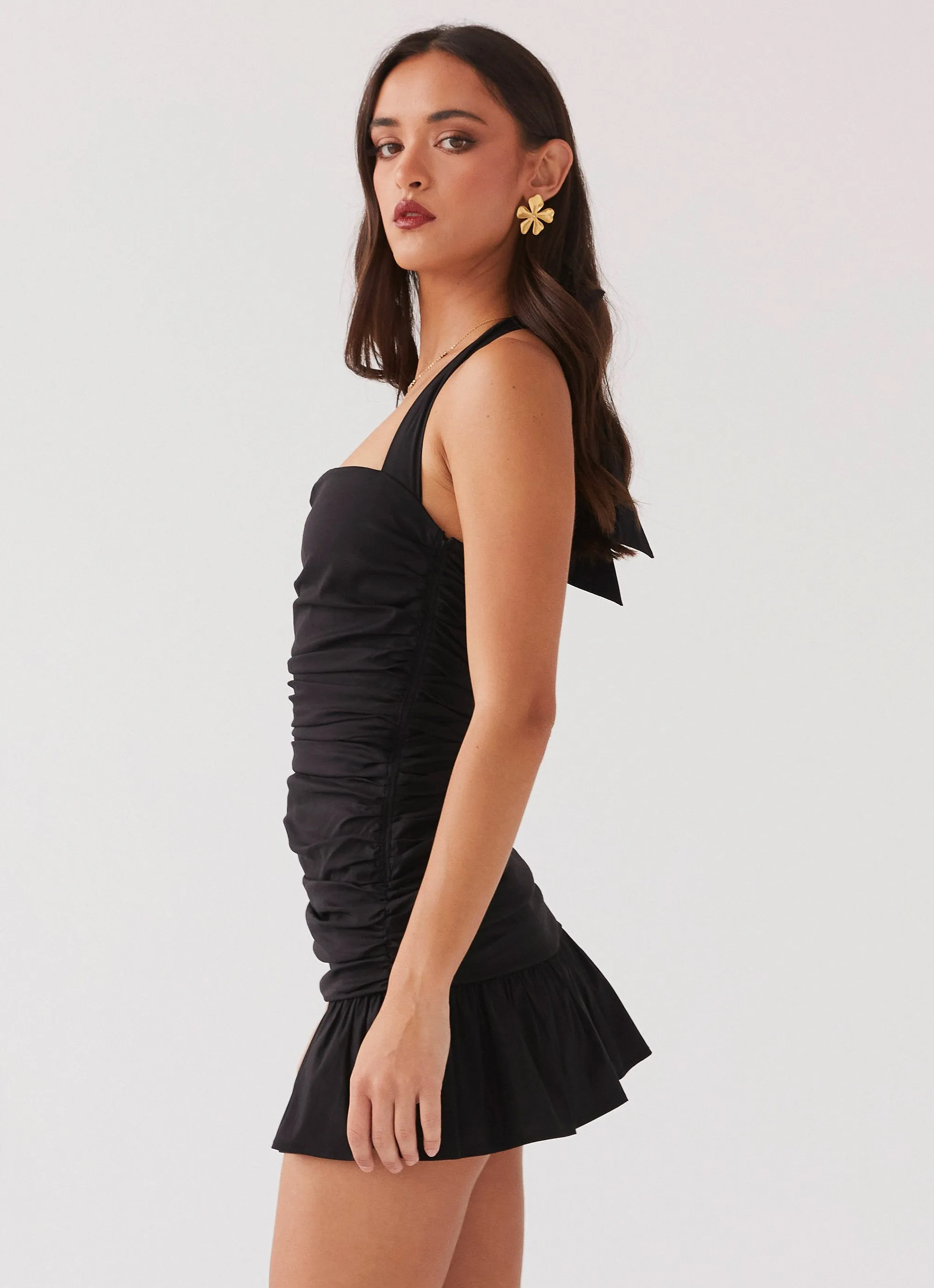 Workwear Essential Alone With You Mini Dress - Black