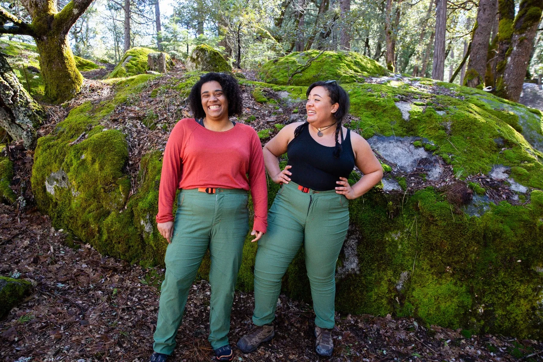 Alpine Parrot Ponderosa Pant Mountain Fit Green USA Sizes 22-30