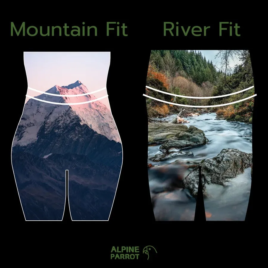 Alpine Parrot Ponderosa Pant Mountain Fit Green USA Sizes 22-30