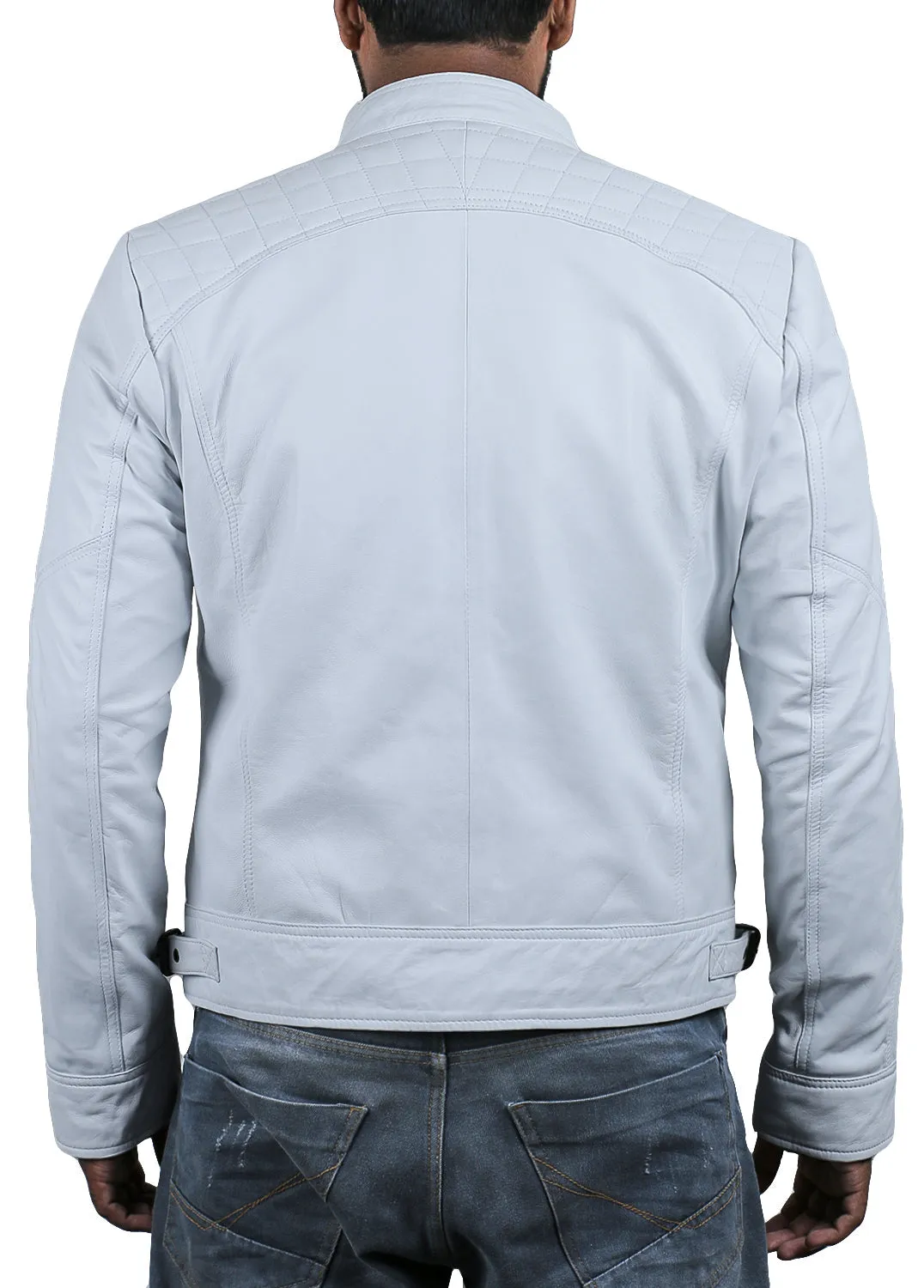 Altara Black Biker Leather Jacket