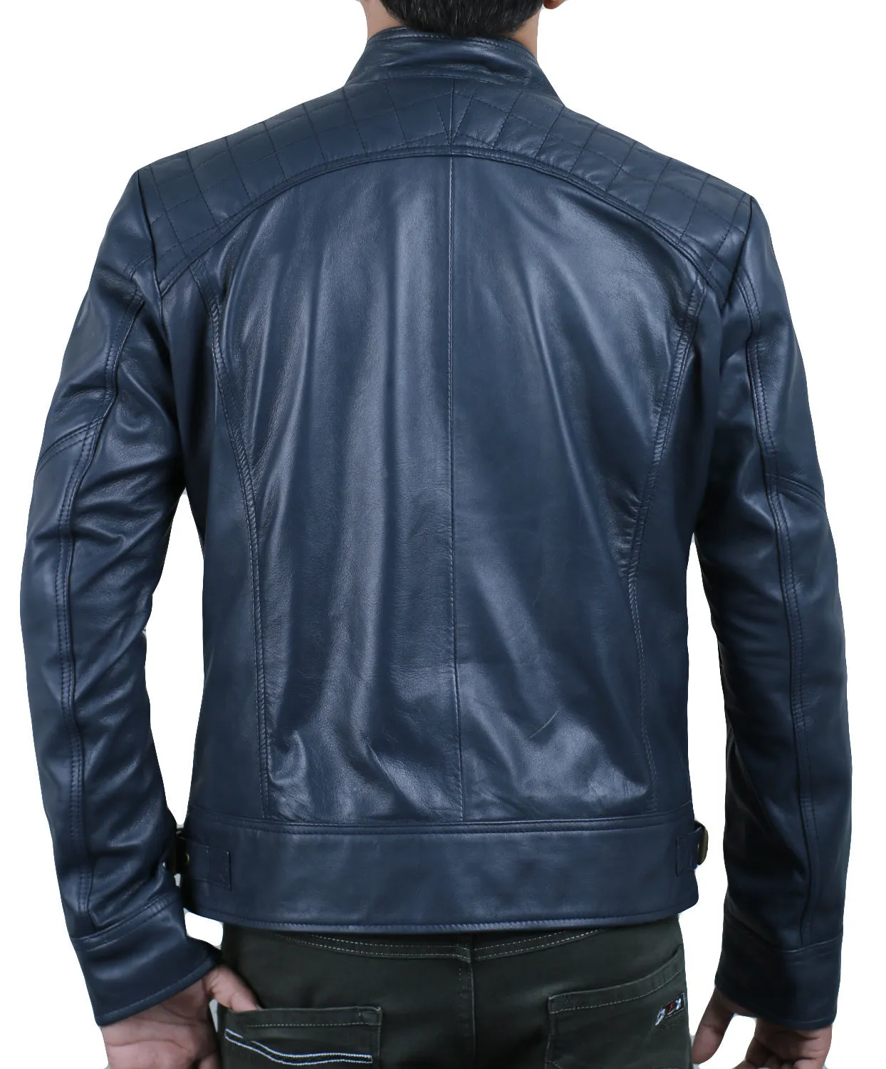 Altara Black Biker Leather Jacket