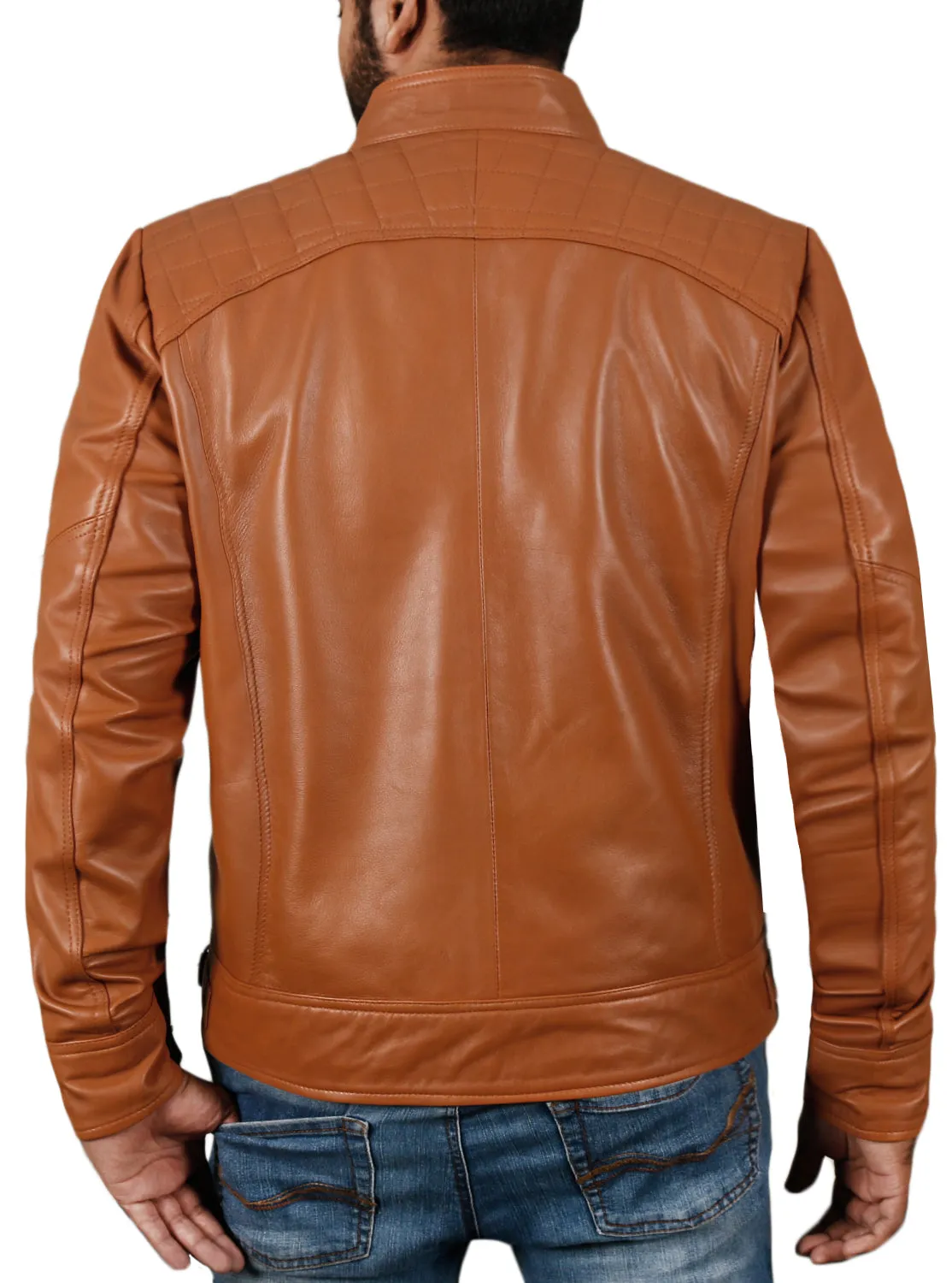 Altara Black Biker Leather Jacket