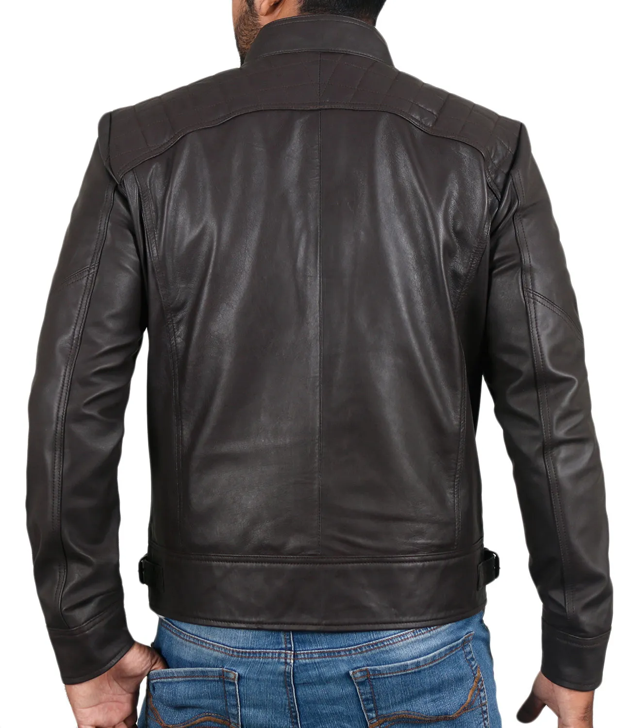 Altara Black Biker Leather Jacket