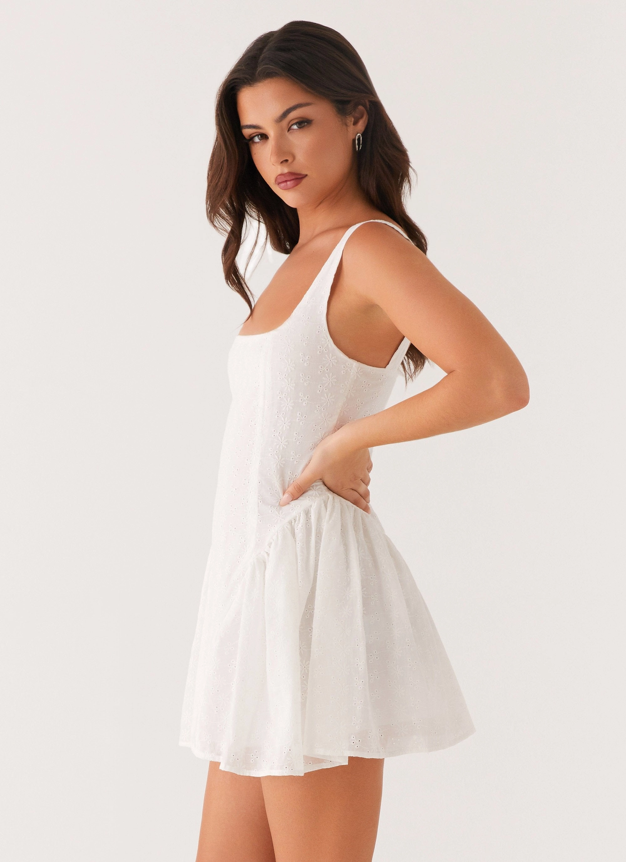 Alyssa Mini Dress - White Pure Shape