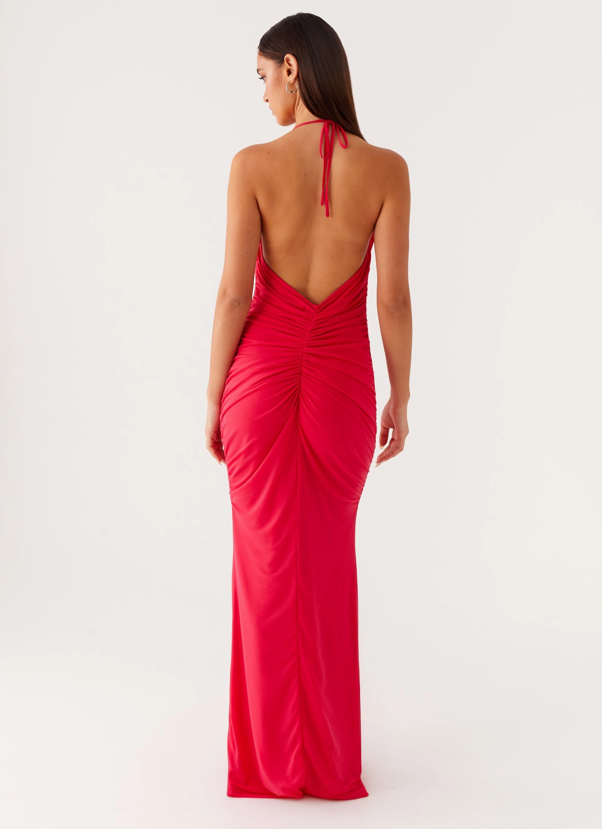 Dreamy Simplicity Amari Maxi Dress - Raspberry