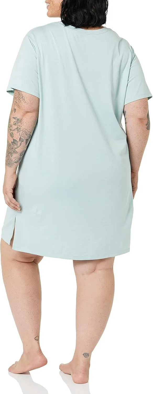 Amazon Essentials Women's Knit Jersey Sleep Tee Nightdress