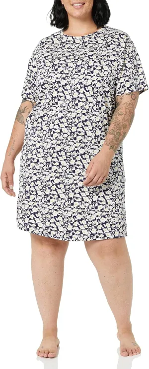 Amazon Essentials Women's Knit Jersey Sleep Tee Nightdress