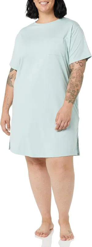 Amazon Essentials Women's Knit Jersey Sleep Tee Nightdress