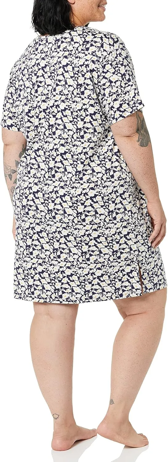 Amazon Essentials Women's Knit Jersey Sleep Tee Nightdress