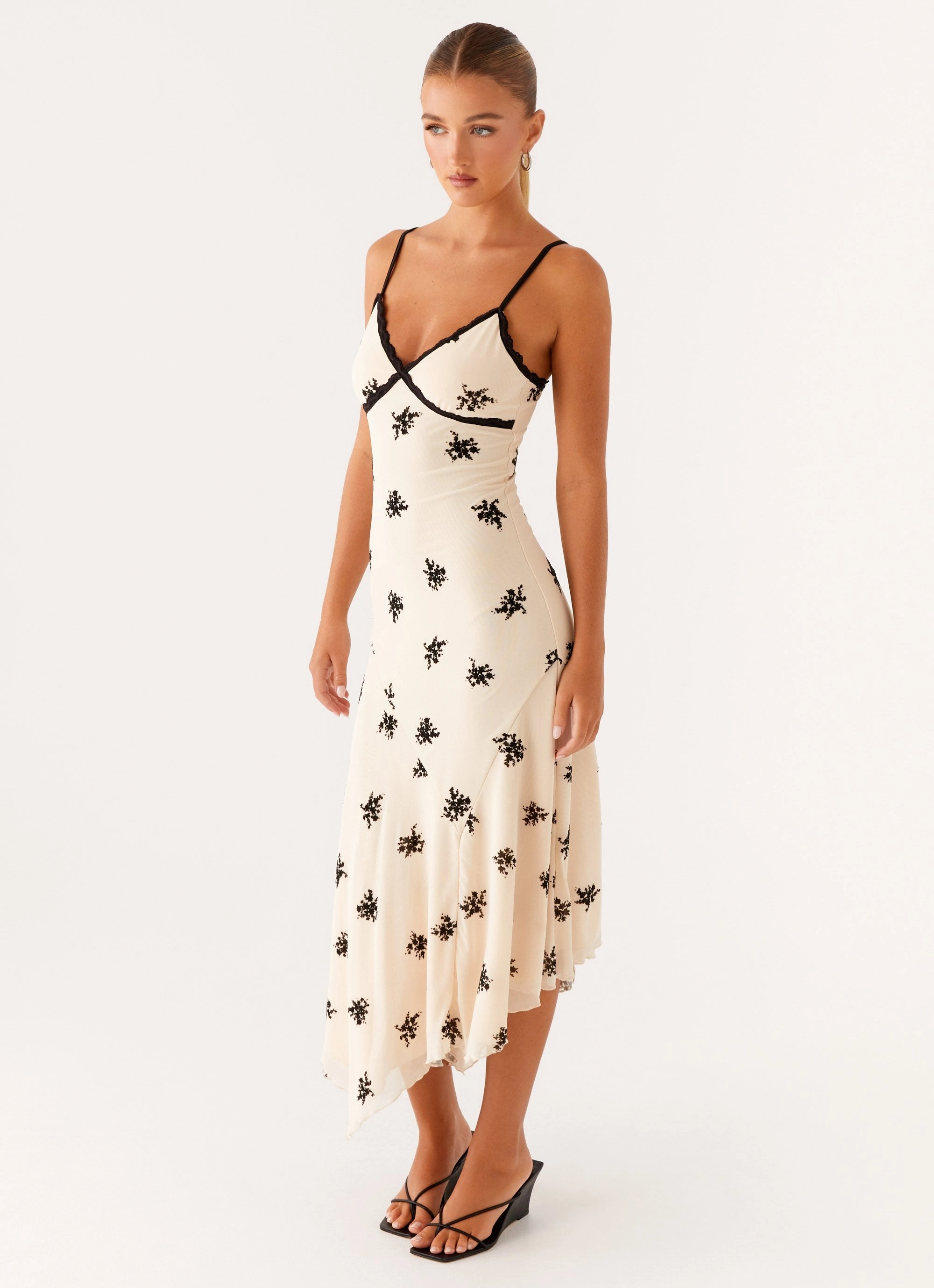 Subtle Touch Amelia Midi Dress - Nude