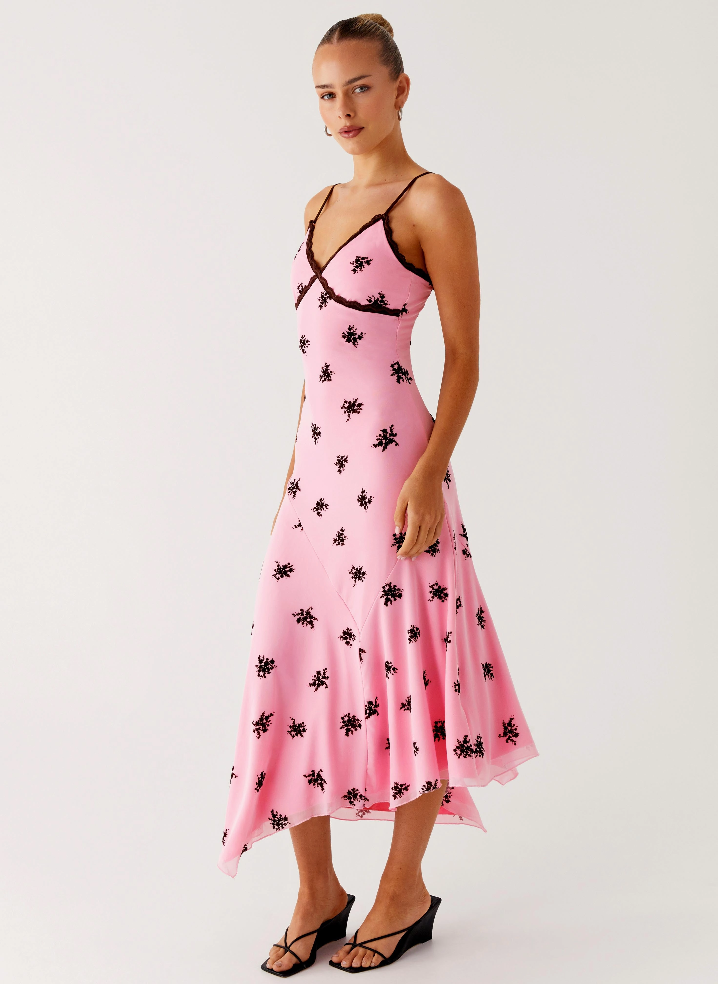 Clean Flow Amelia Midi Dress - Pink
