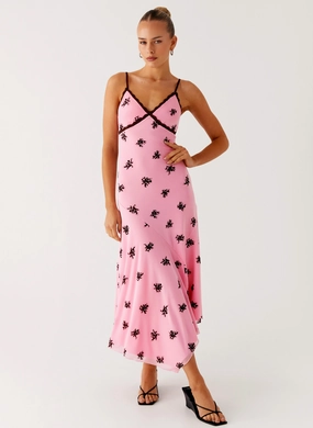 Amelia Midi Dress - Pink Statement accessories Versatile and Comfortable Contemporary Fit Amelia Midi Dress - Pink