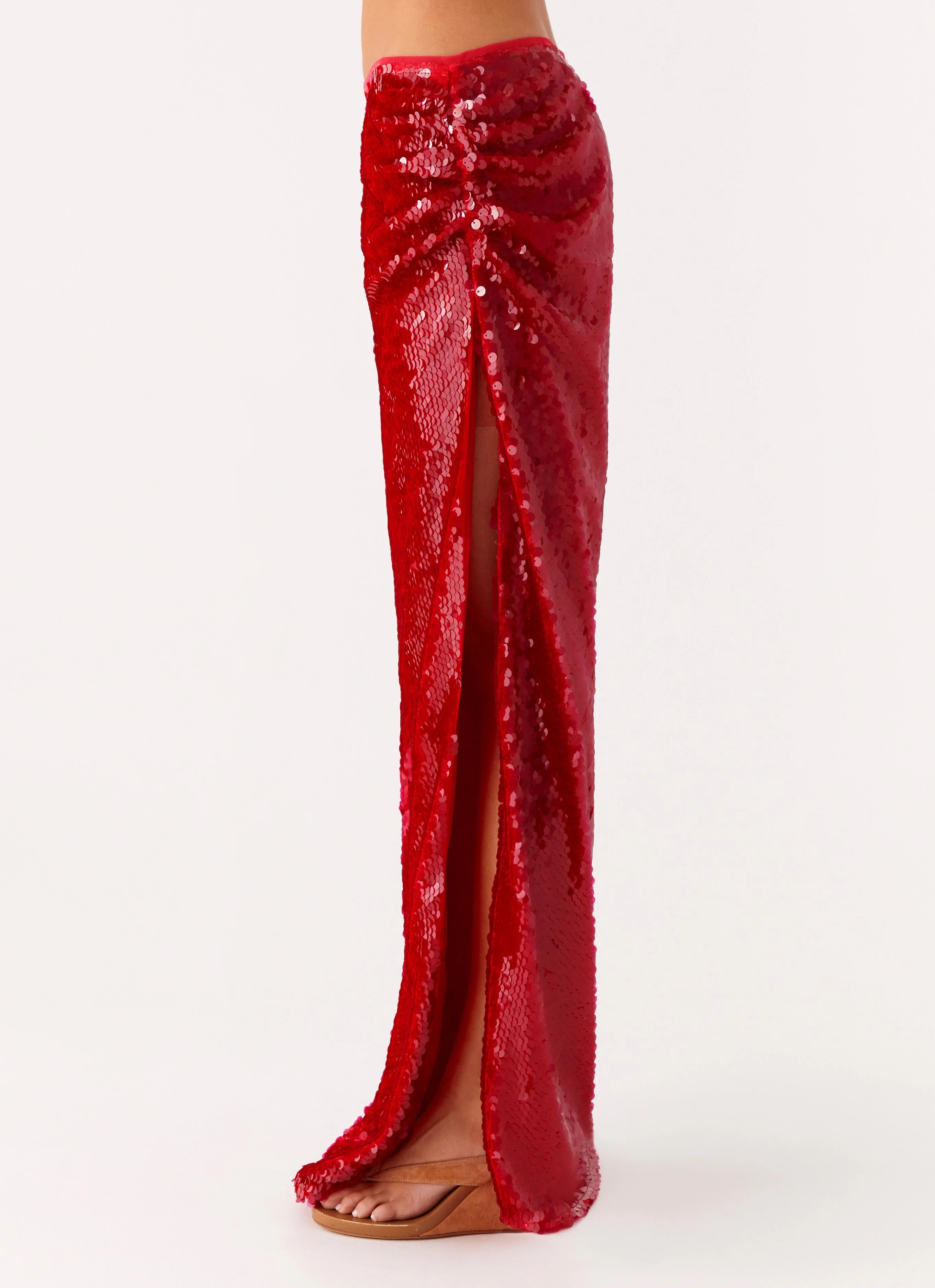 Amosa Maxi Skirt - Fuchsia Pastel Shade