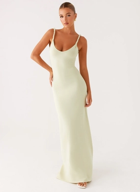 Anastasia Maxi Dress - Sage Casual Ensemble Work Chic Anastasia Maxi Dress - Sage