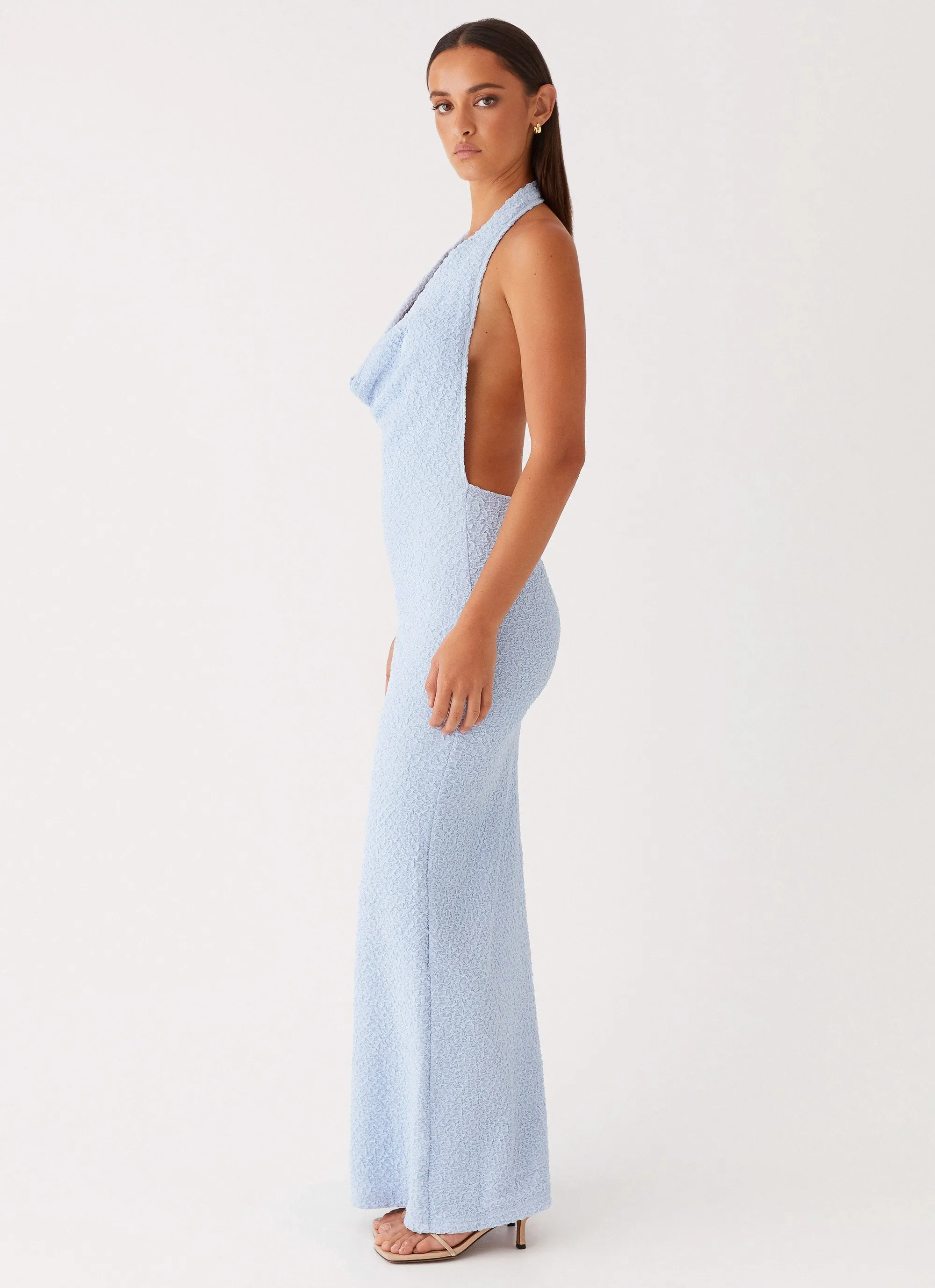 Budget Friendly Anniversary Special Anella Maxi Dress - Blue