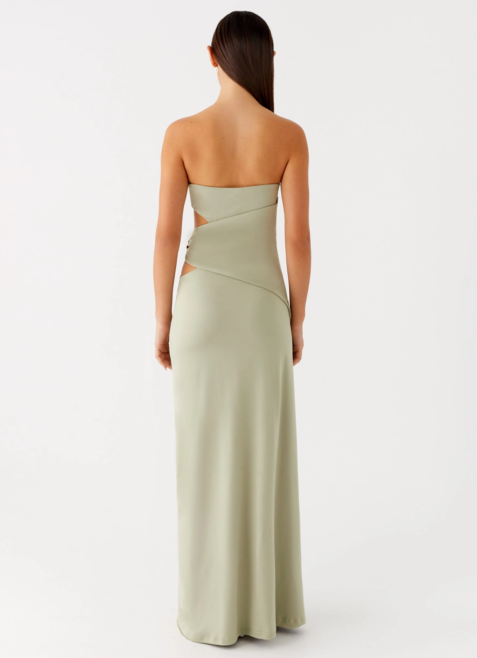 Anetta Maxi Dress - Sage Beaded-Sleeve FadeResistantColor
