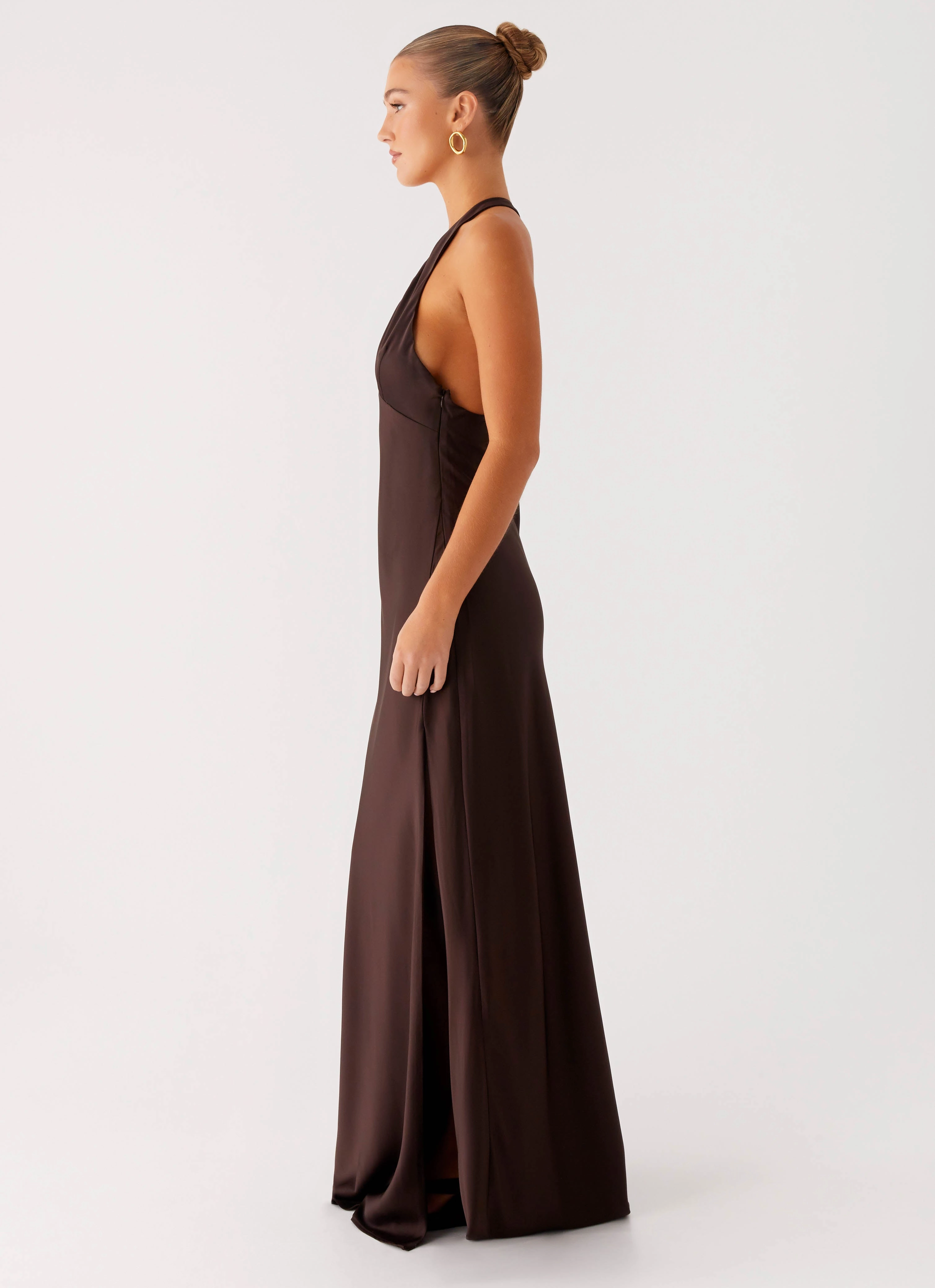 Angie Maxi Dress - Chocolate Feminine Energy