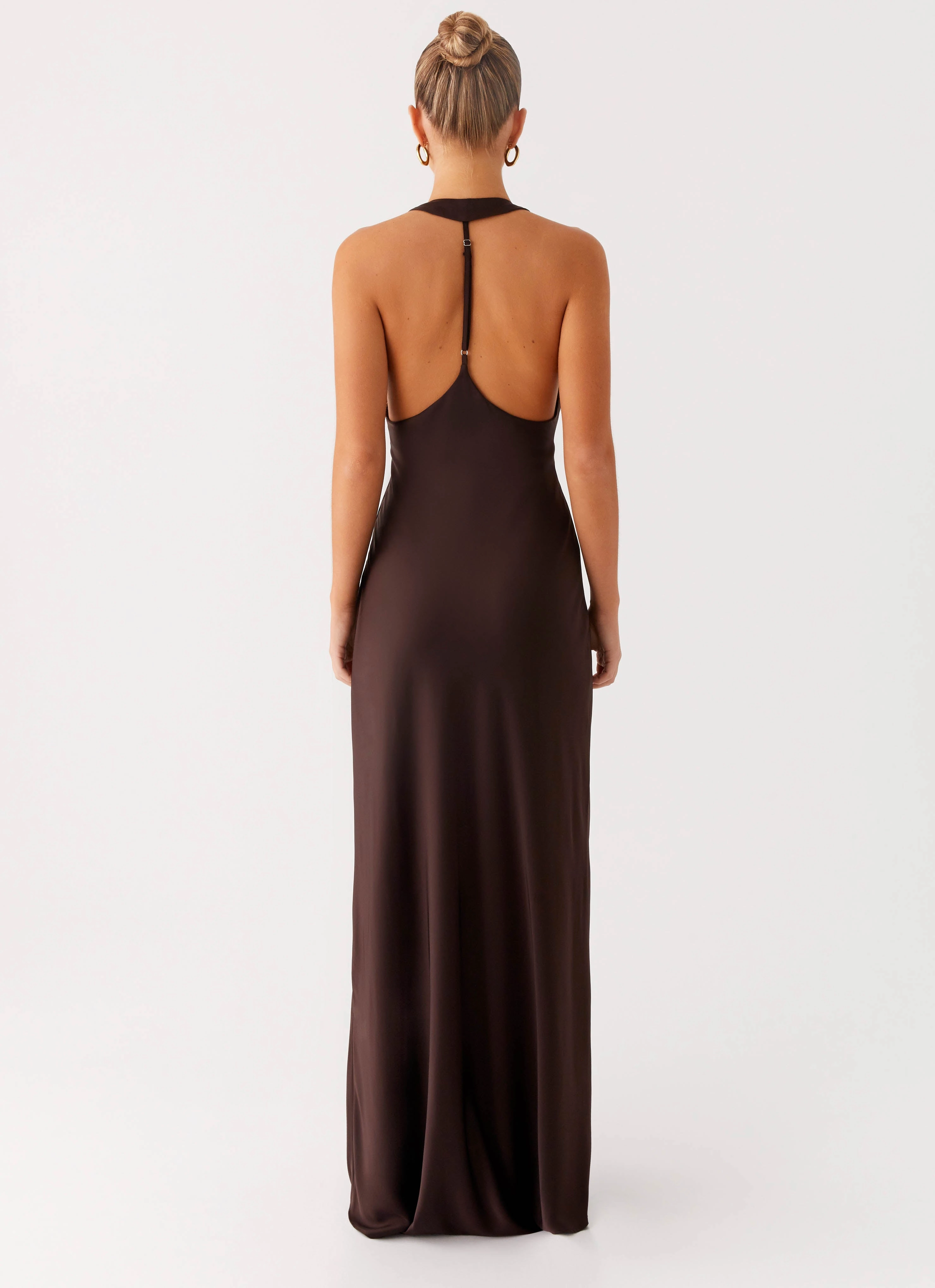 Angie Maxi Dress - Chocolate Comfy and Chic Chic Tailoring