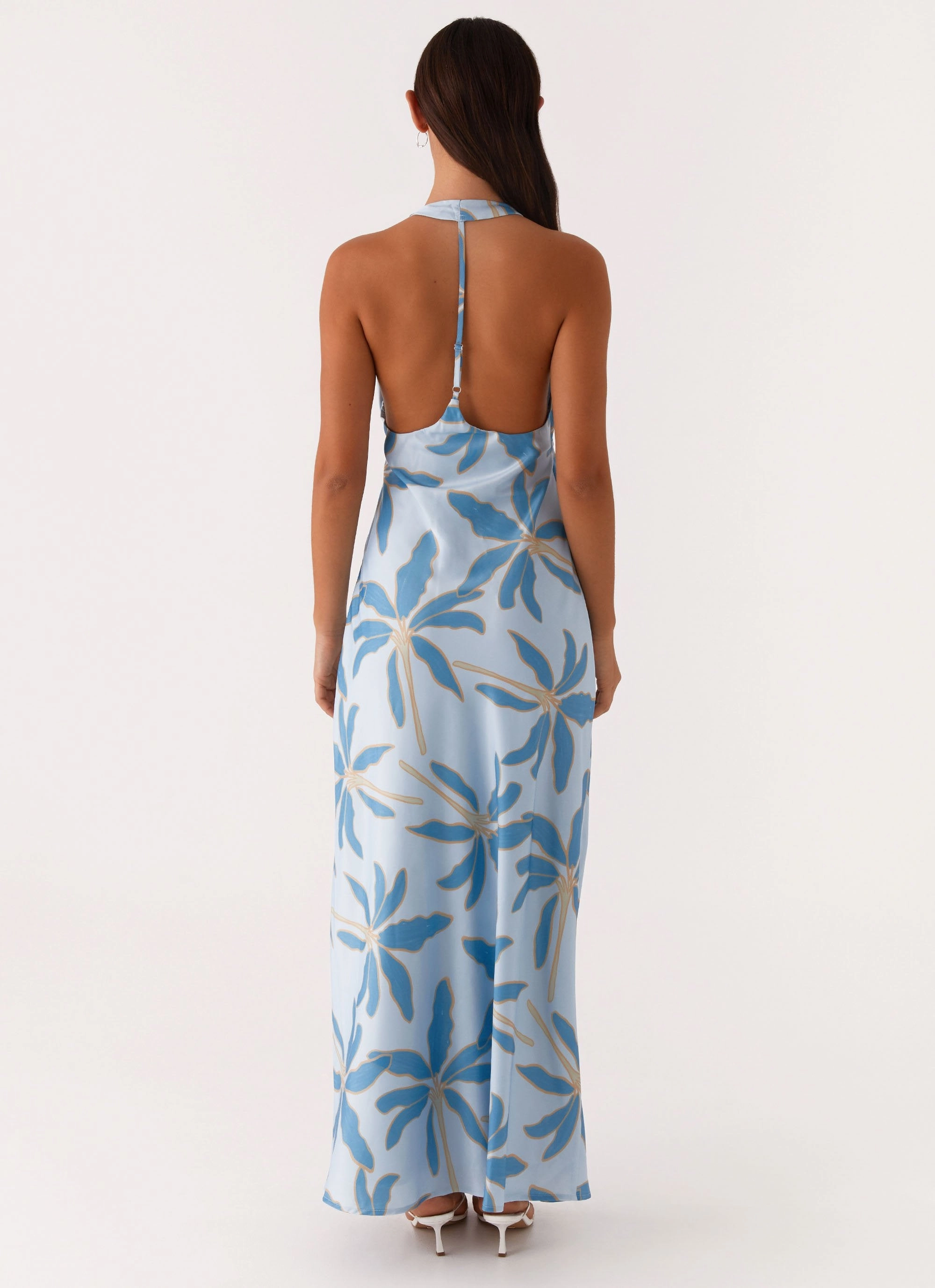 Angie Maxi Dress - Opulent Blue Snag-Resistant Quiet Sweet