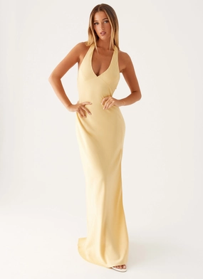 Celebration Wear Angie Maxi Dress - Yellow