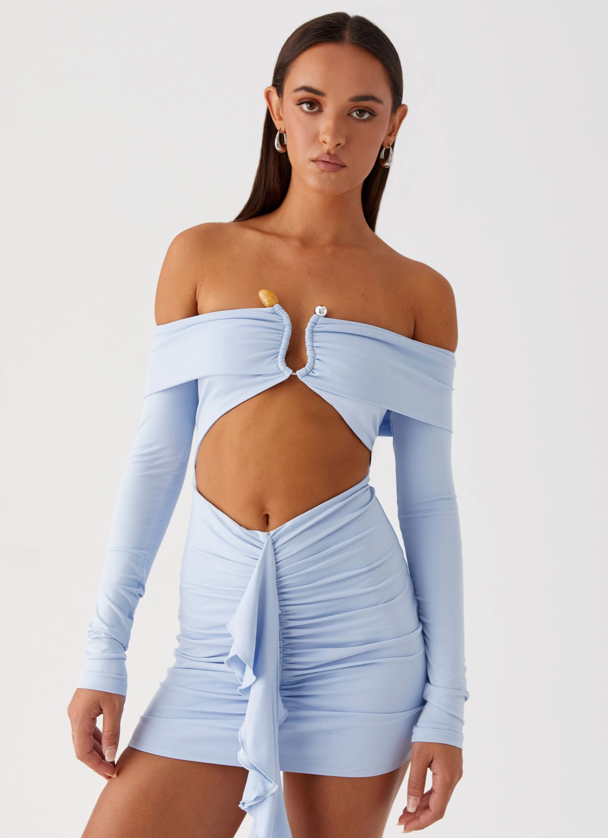 Aniston Mini Dress - Blue Quick Fit