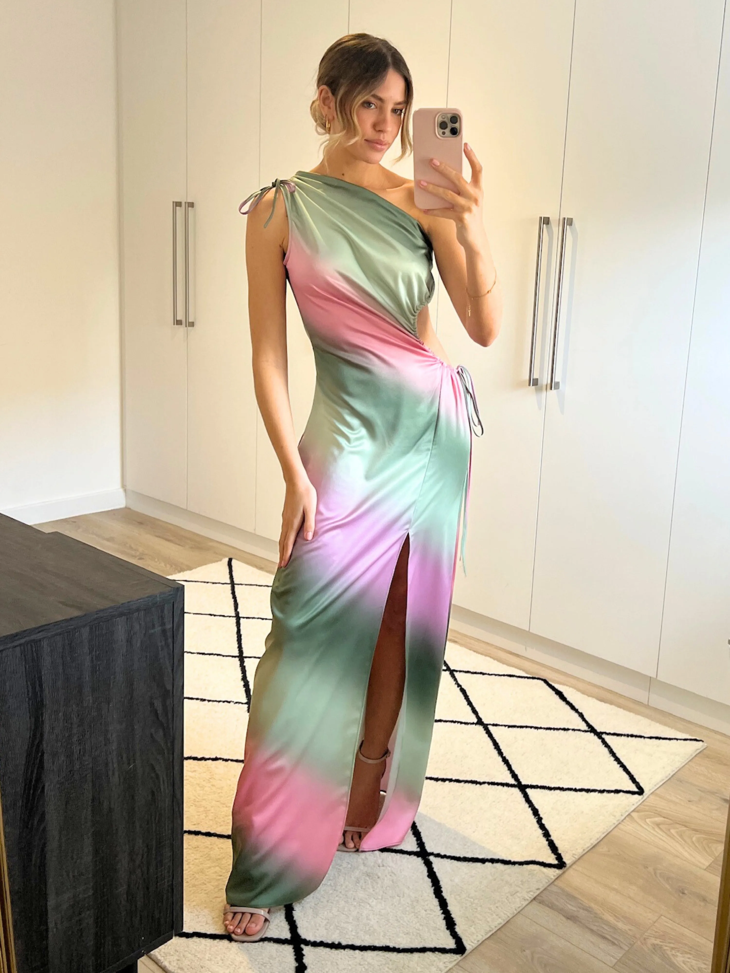 Jovie Cut Out Maxi Dress / Ombre Daily Casual Sunset Hour