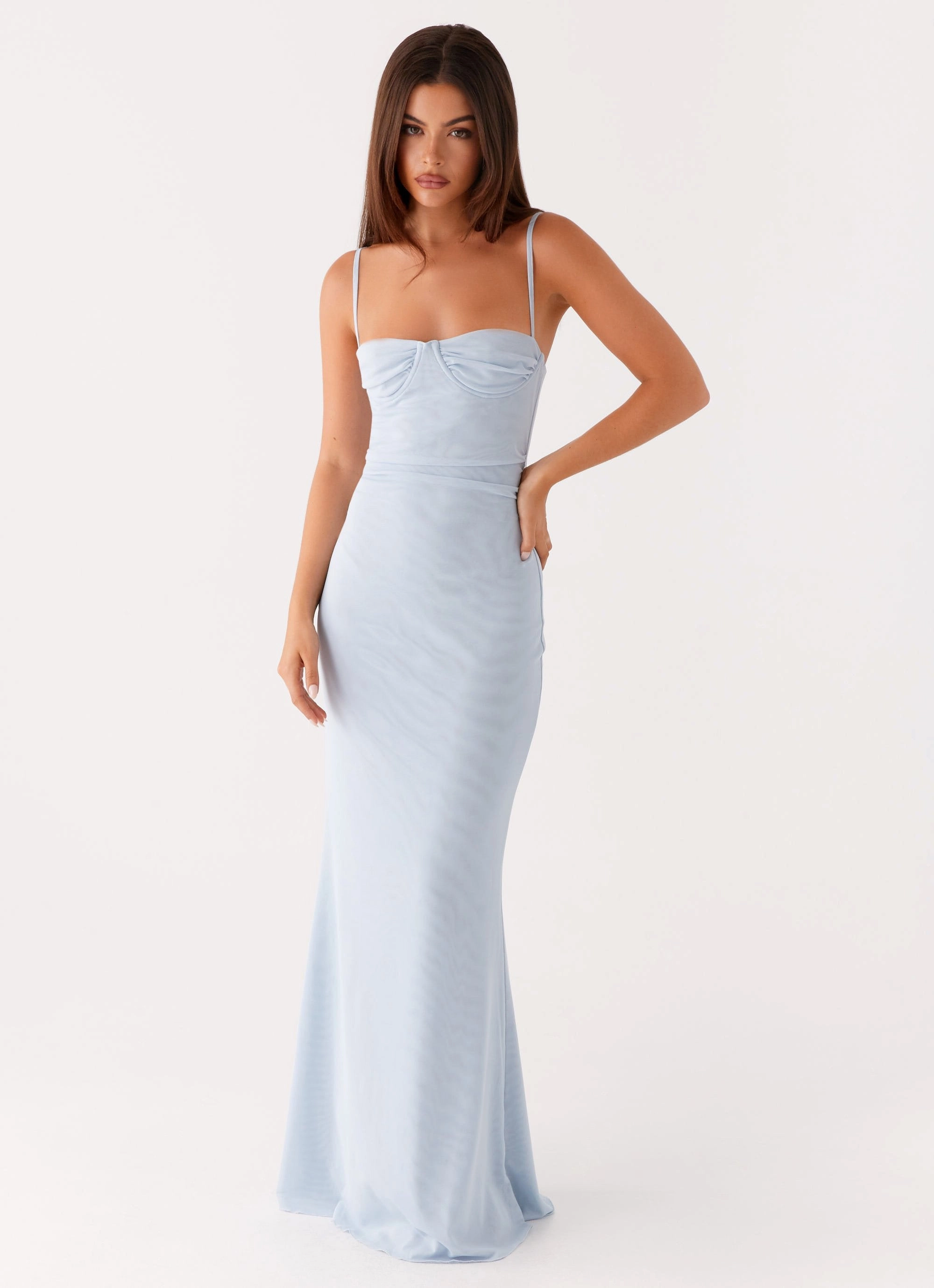 Comfortable Design Anna Sophia Maxi Dress - Blue
