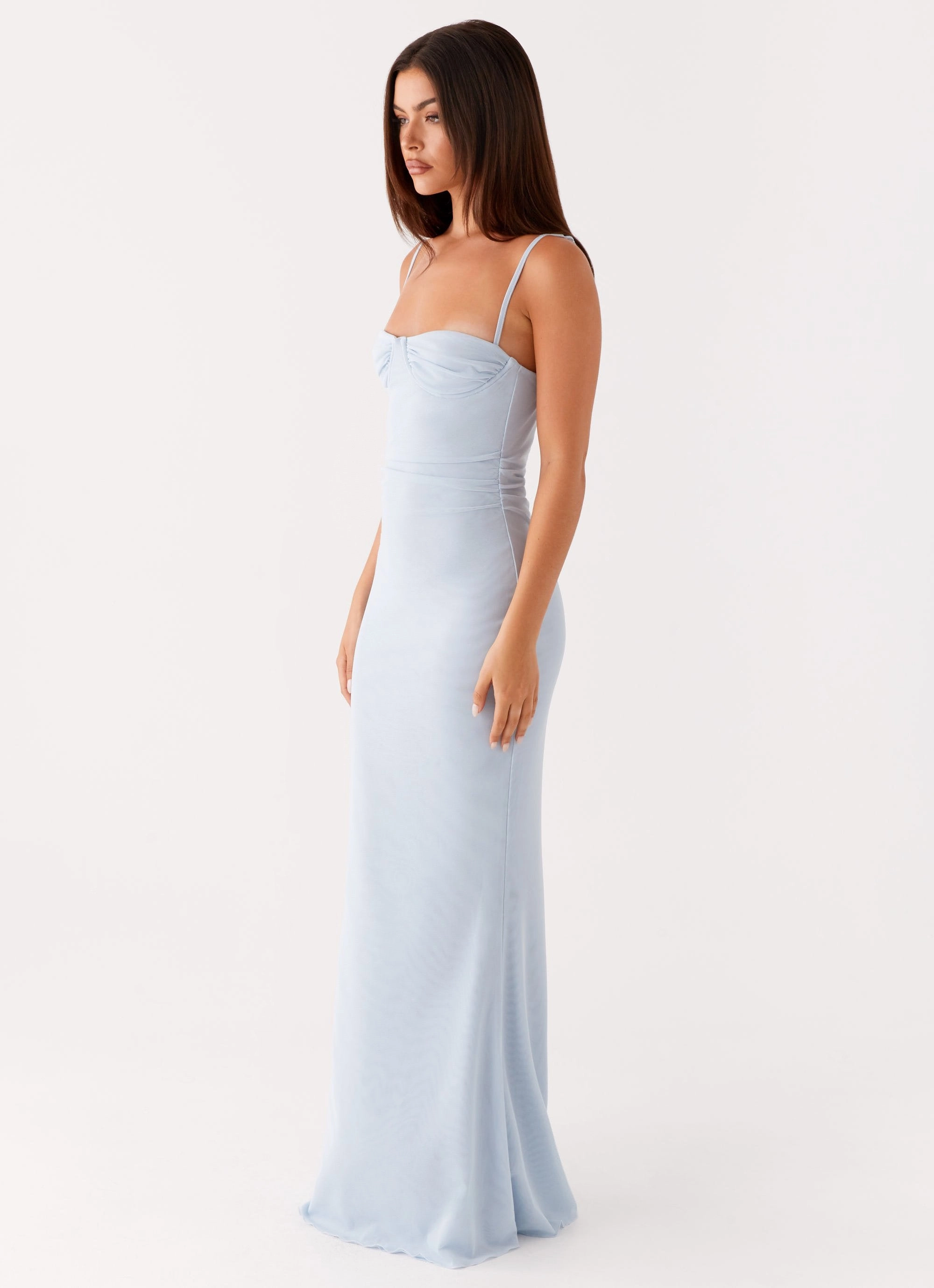 Anna Sophia Maxi Dress - Blue Effortless Vibe
