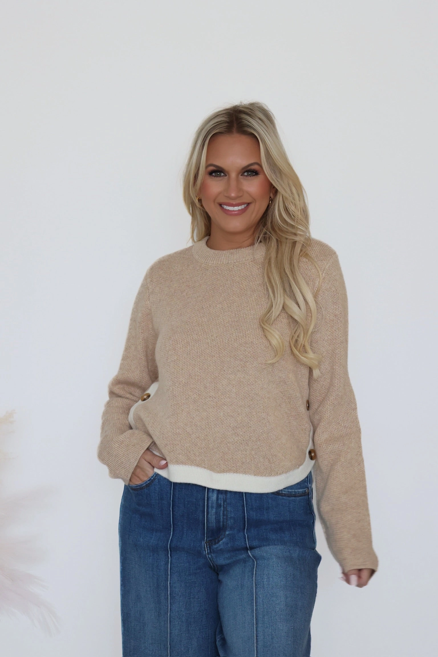 Double Layered Hem Reinforcement Everyday Comfort Fit Anne Sweater