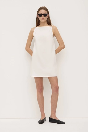 Annie Poplin Mini Dress Simple yet stylish Annie Poplin Mini Dress Smooth Texture Breathable Layering