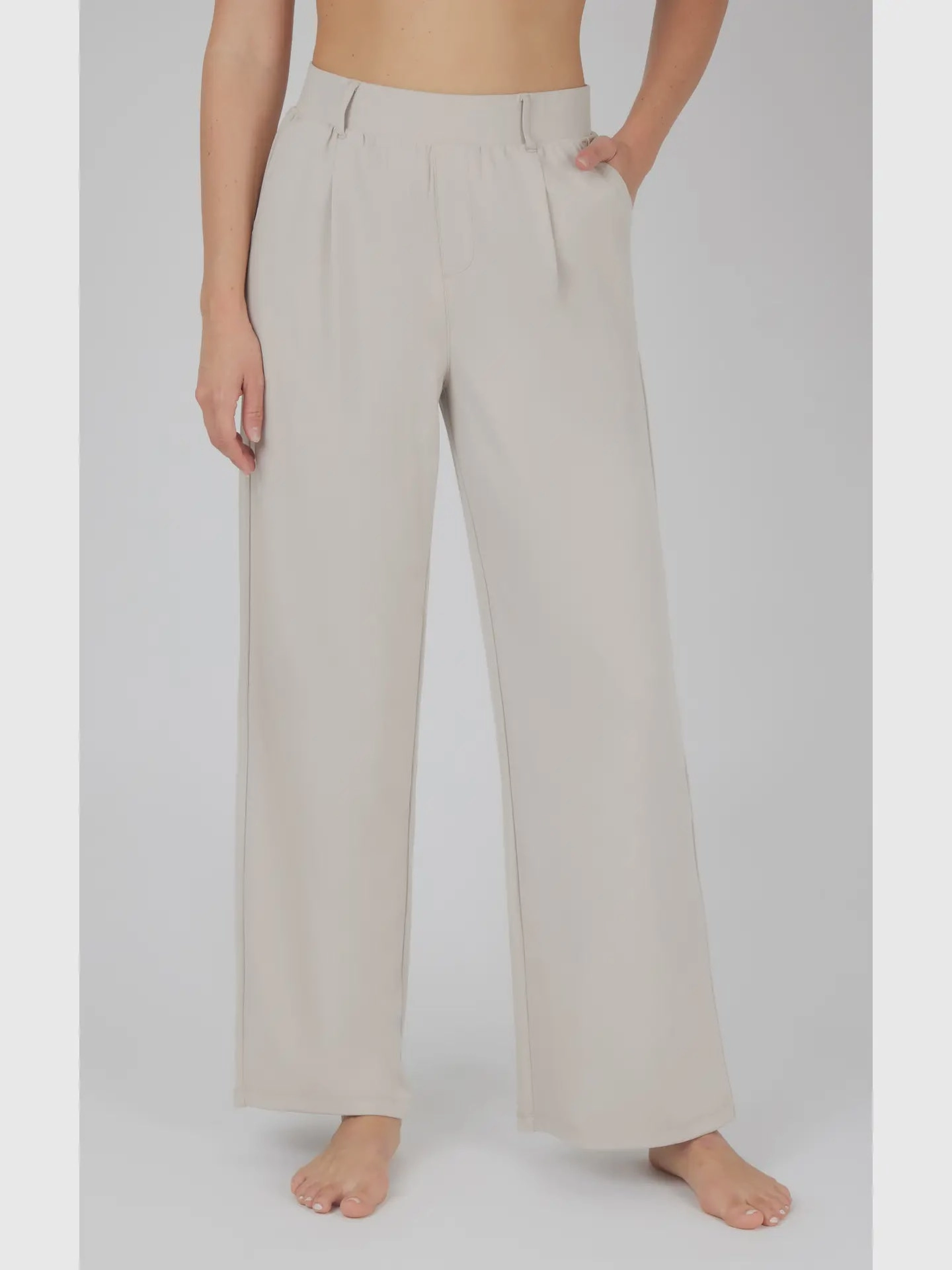 Commuter Trousers- Cloud EcoFriendly Dye Process Regular Fit