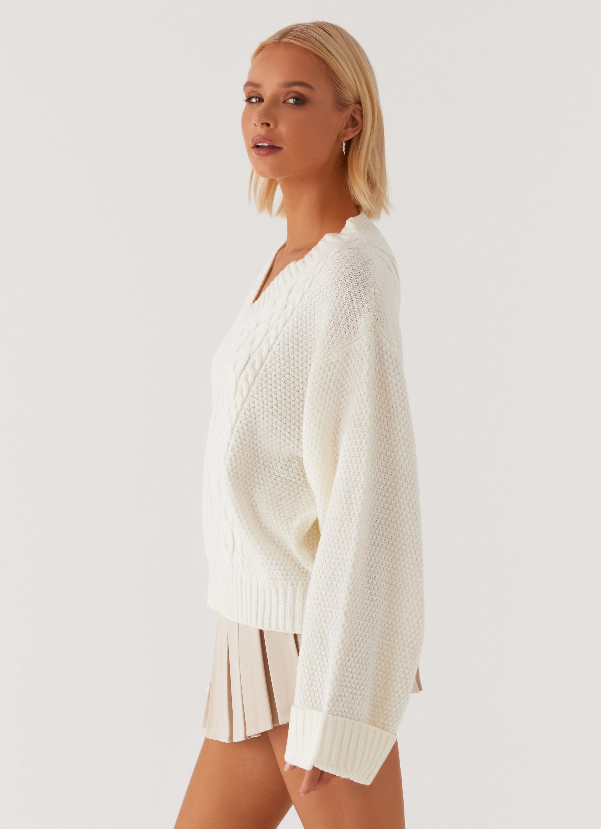 Play Pretend Knit Jumper - Ivory SnagFreeKnit