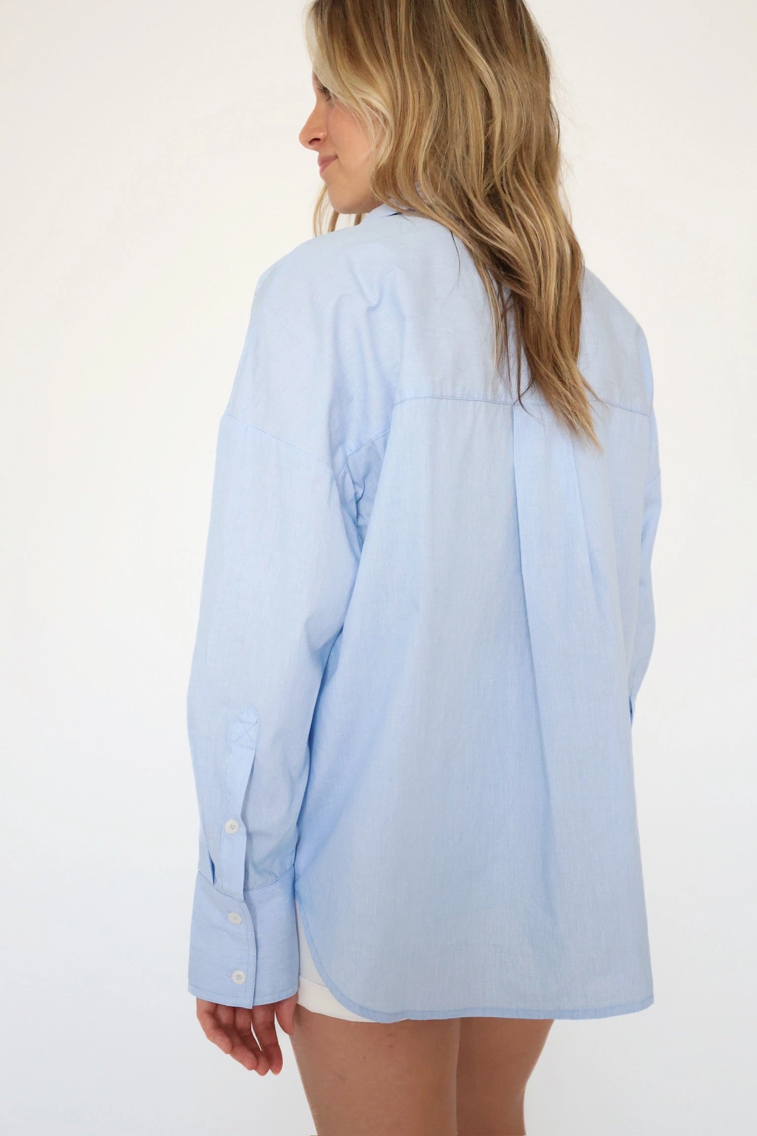 Boston Pinstripe Top UltraSoftInterior