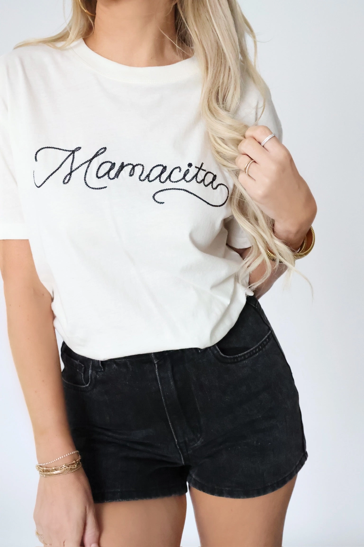 Charli Denim Shorts Sustainable Production Methods QuickDry