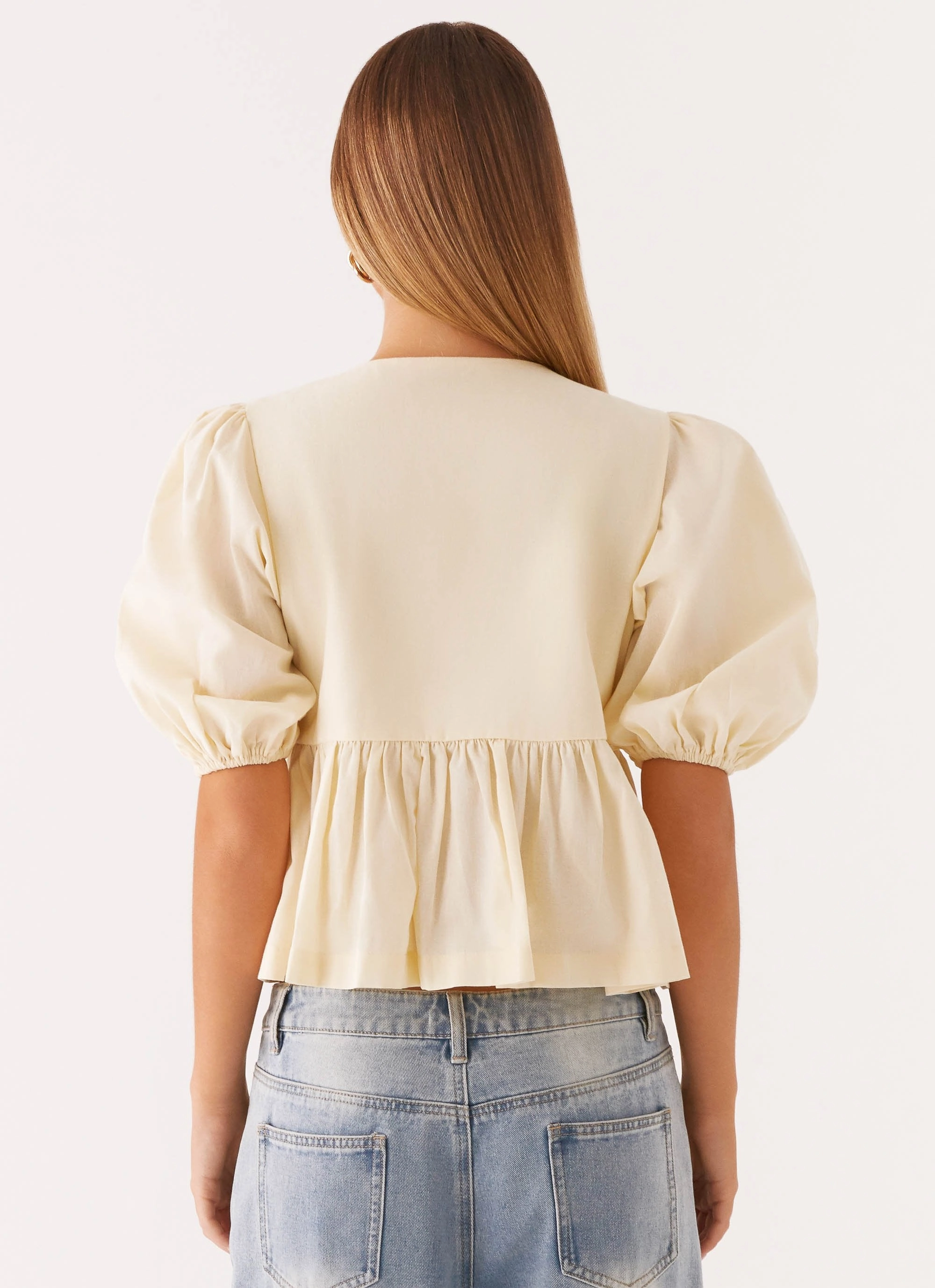 Western Wind Tie Top - Yellow FourWay Stretch Tagless Comfort