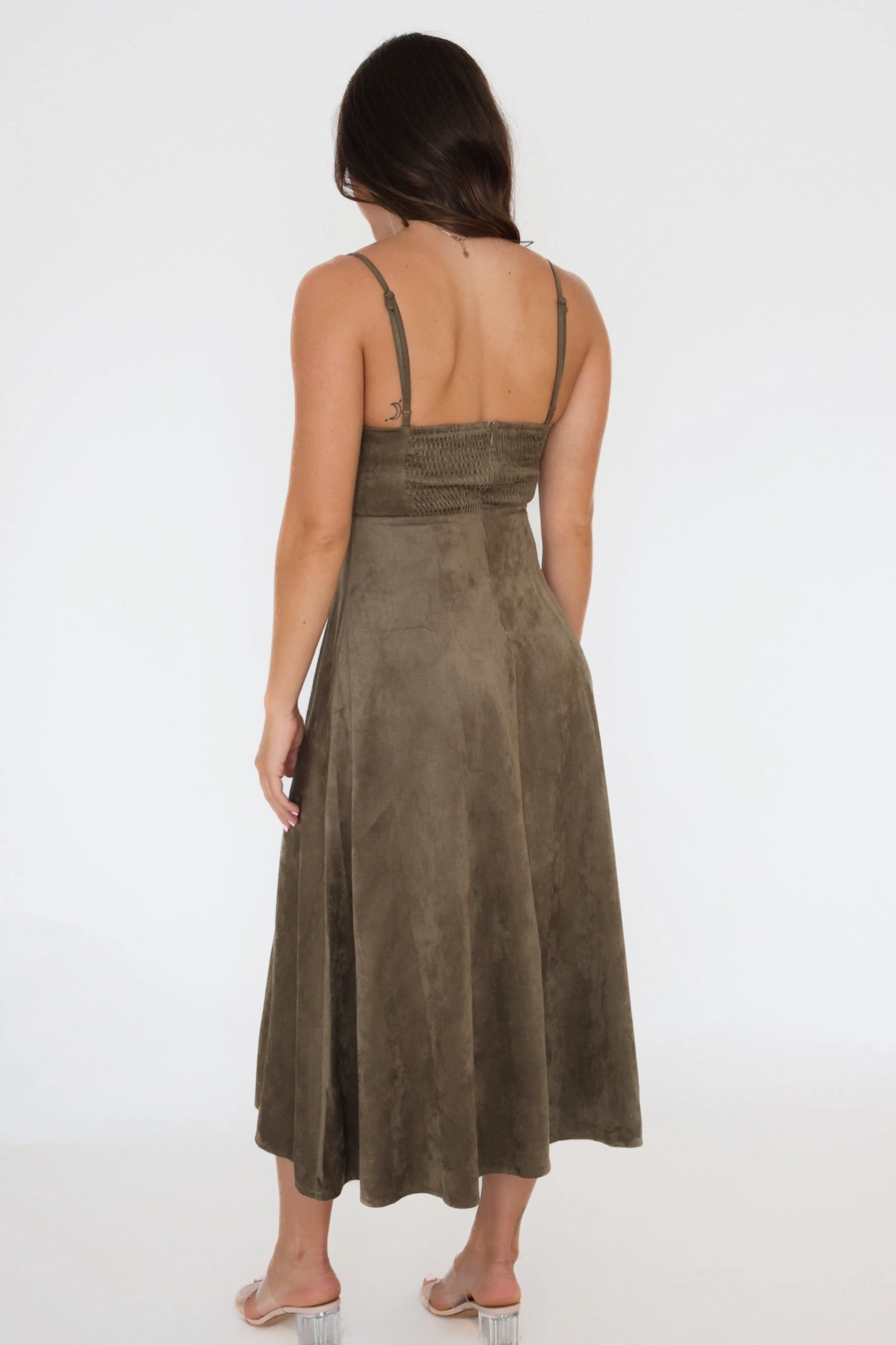 Approved Dress RibbedTrims Stretch Knit Material