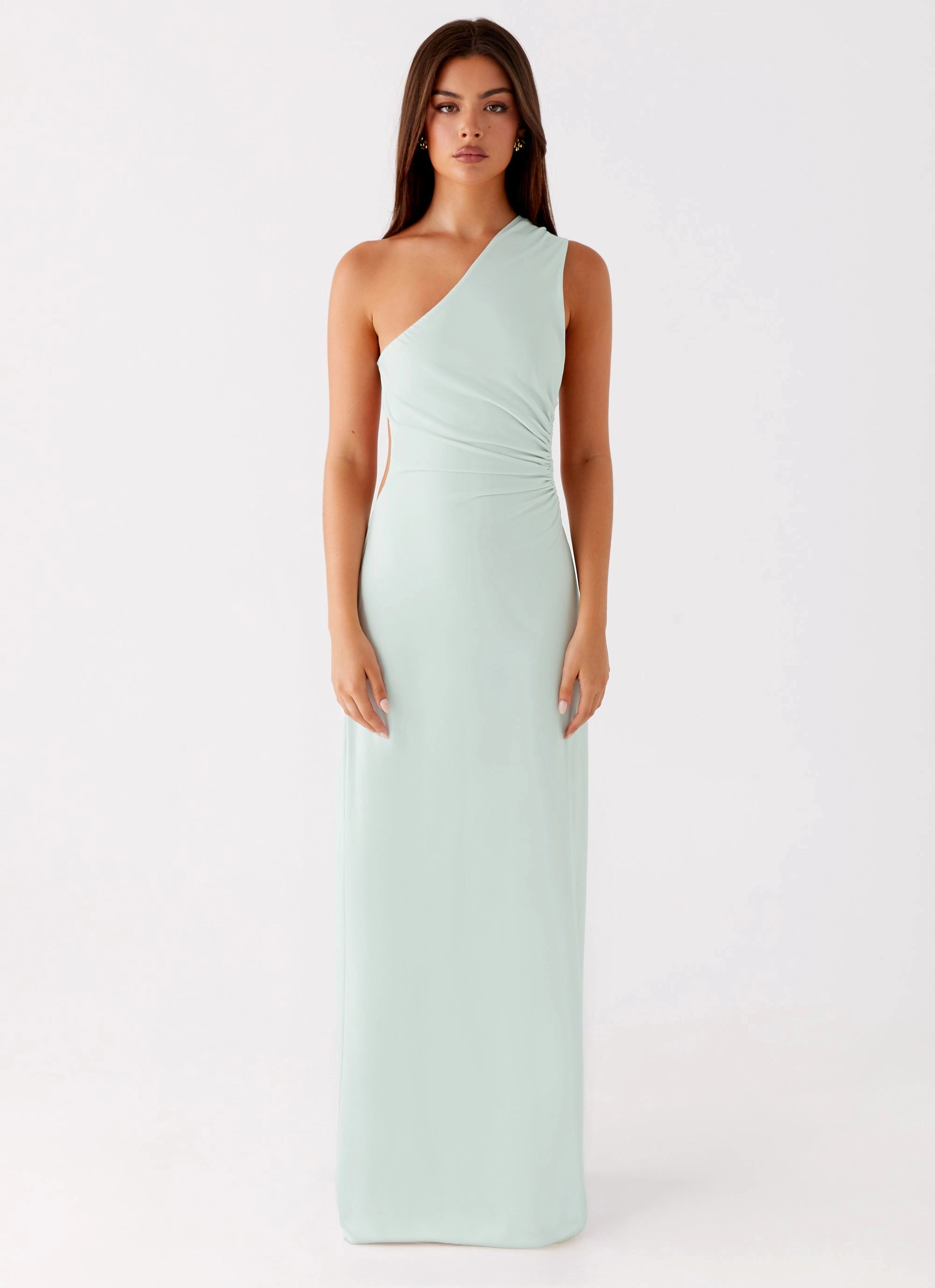 Bold Structure Taurus Maxi Dress - Mint