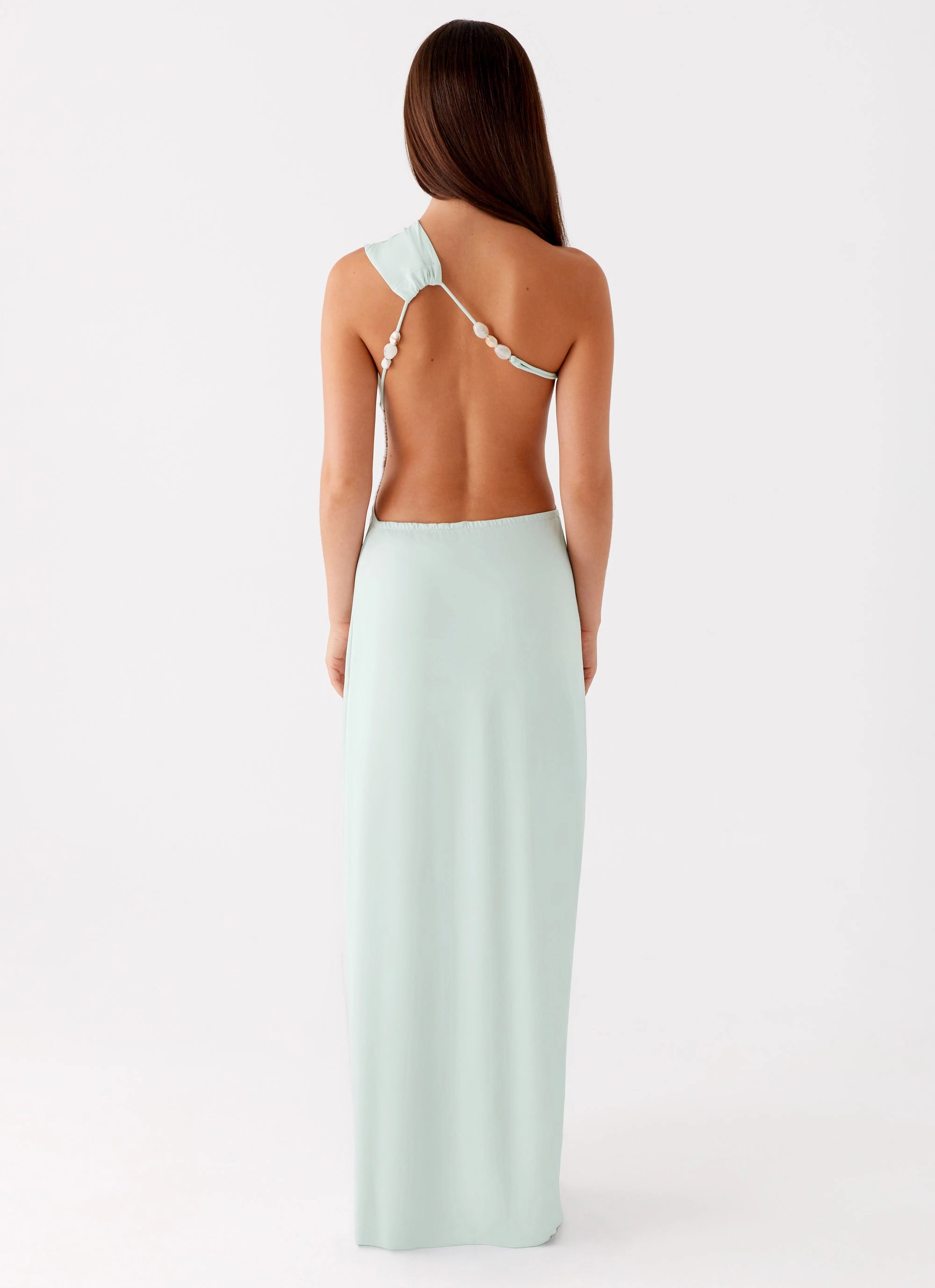 Taurus Maxi Dress - Mint Smart Waist Design