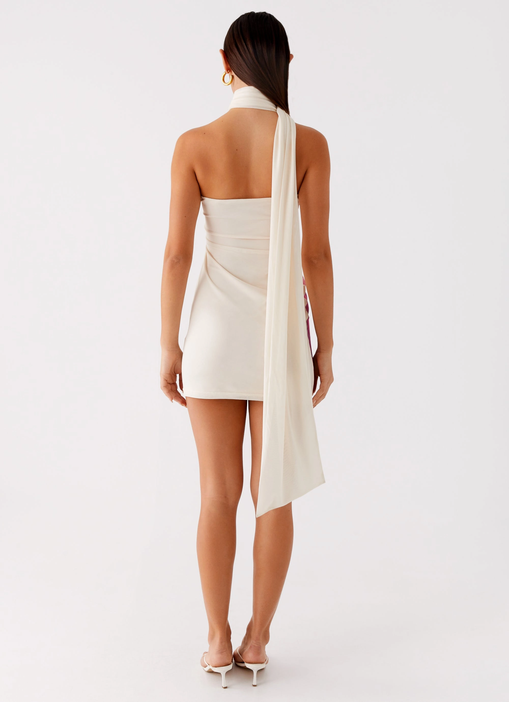 Arcadia Mini Dress - Ivory Timeless Style Wear