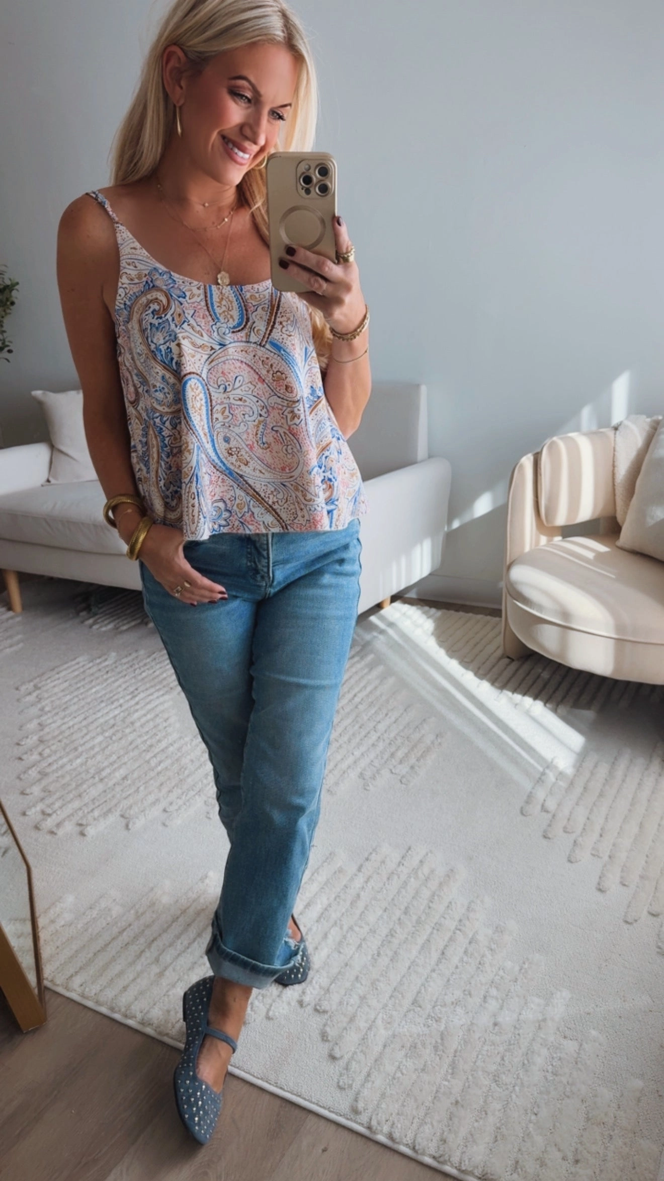 Quick Release Buttons AntiPillingSurface Aria Cami Top