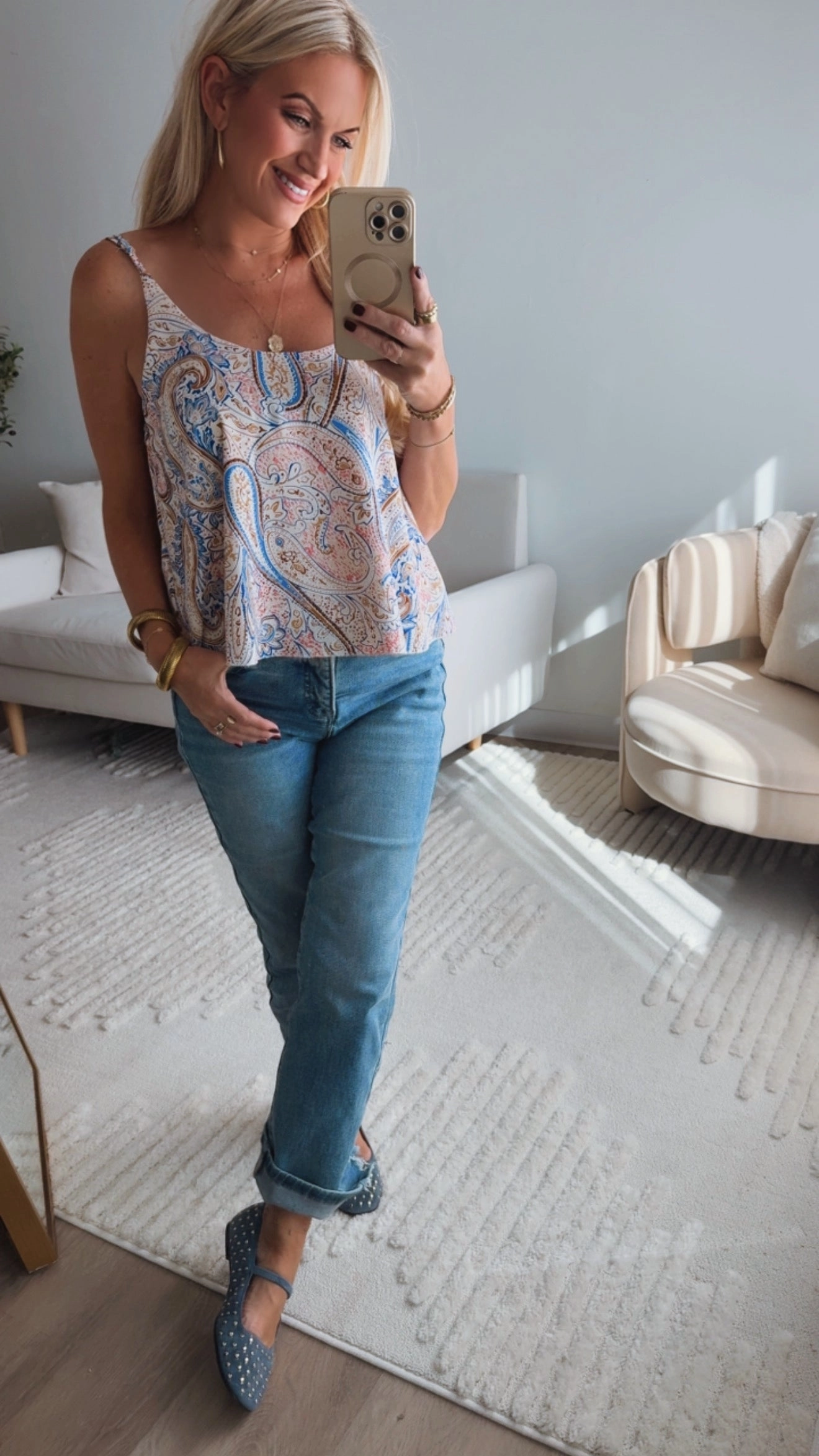 Ultraviolet Protection Fabric AllDay Comfort Design Aria Cami Top