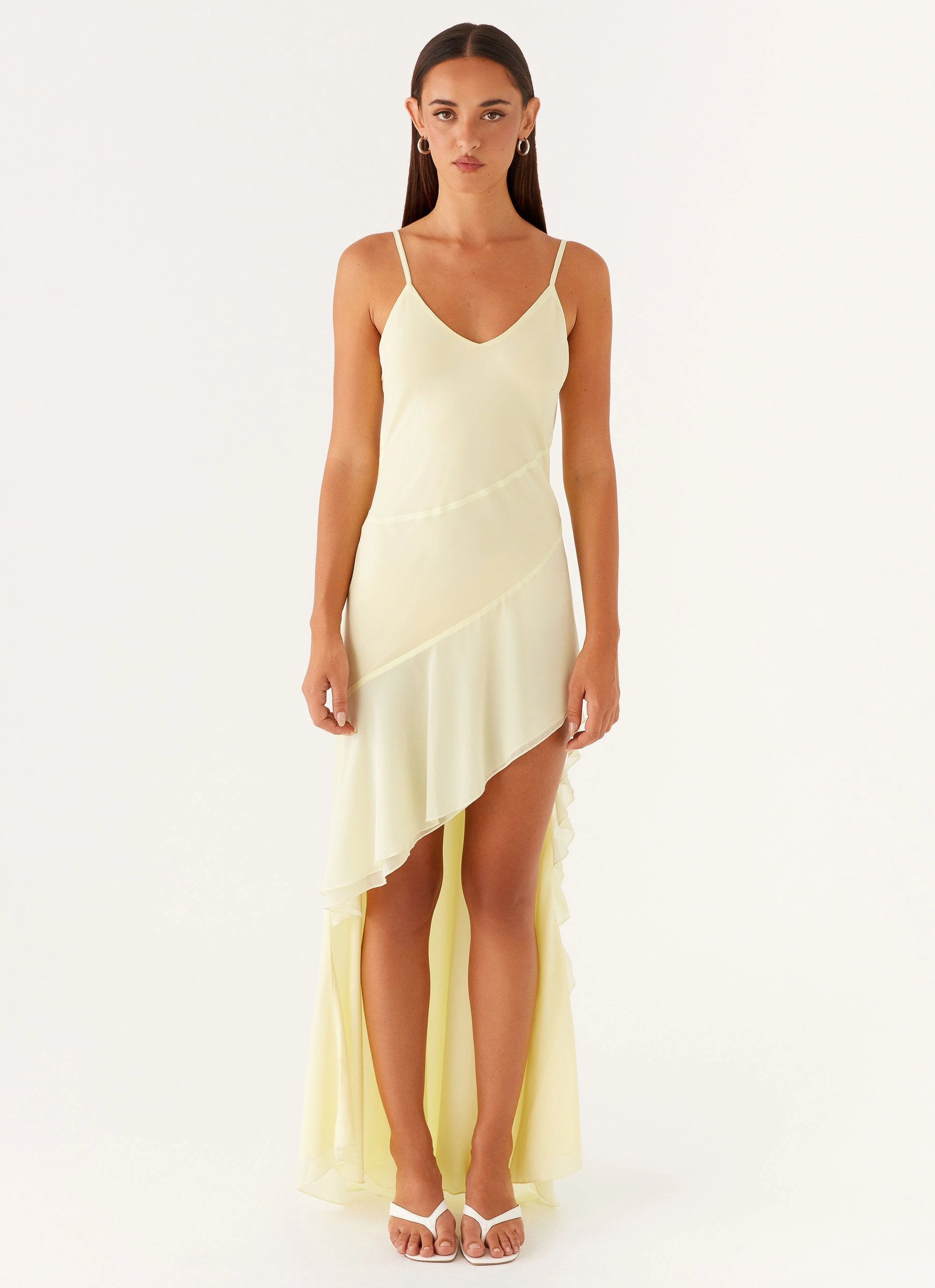 Ariel Maxi Dress - Baby Yellow Soft Appeal Mood Glow