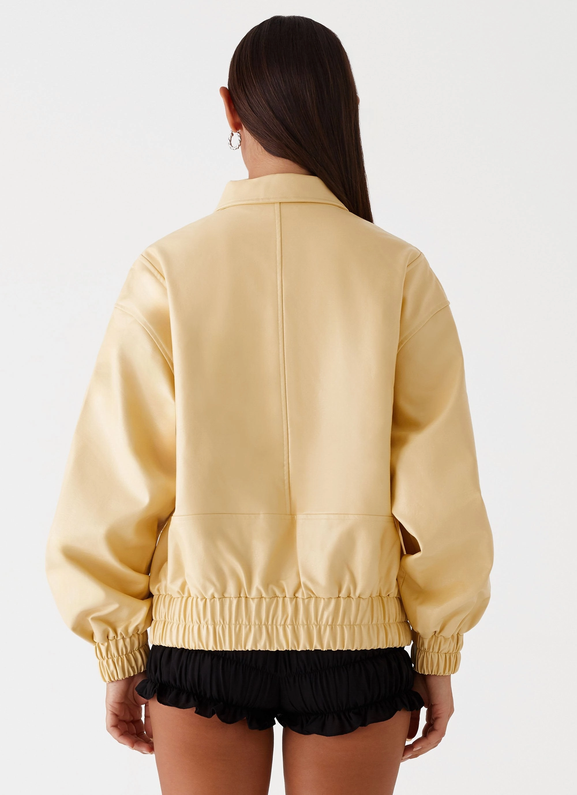 Holland Bomber Jacket - Yellow AbrasionResistantEdging